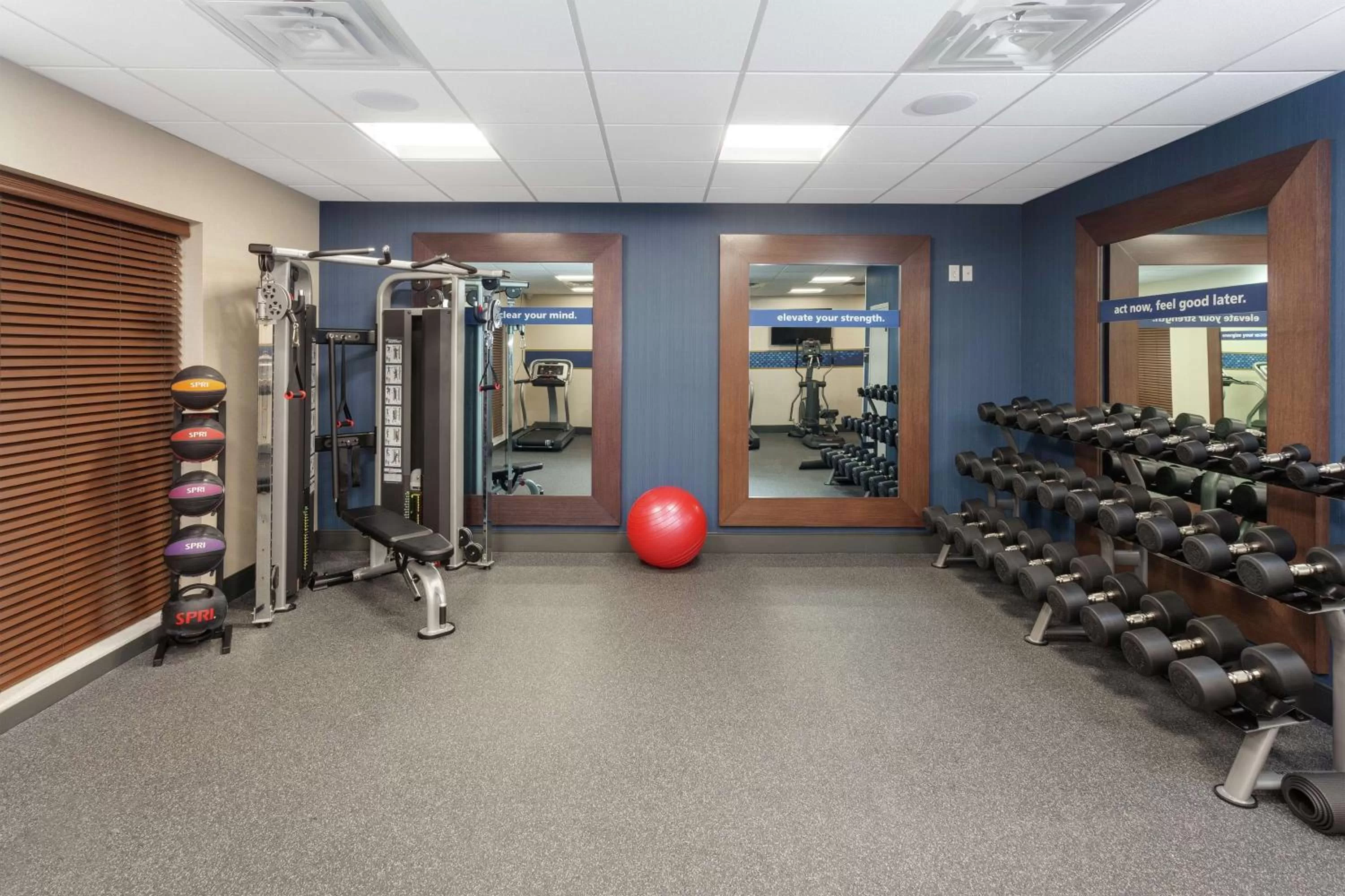 Fitness centre/facilities in Hampton Inn & Suites Rocky Hill - Hartford South