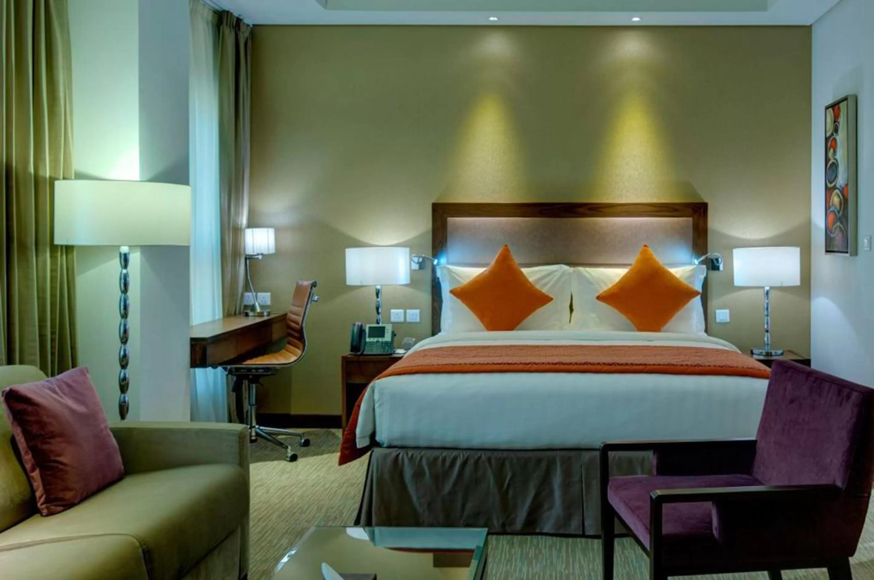 Photo of the whole room, Bed in Crowne Plaza Madinah by IHG