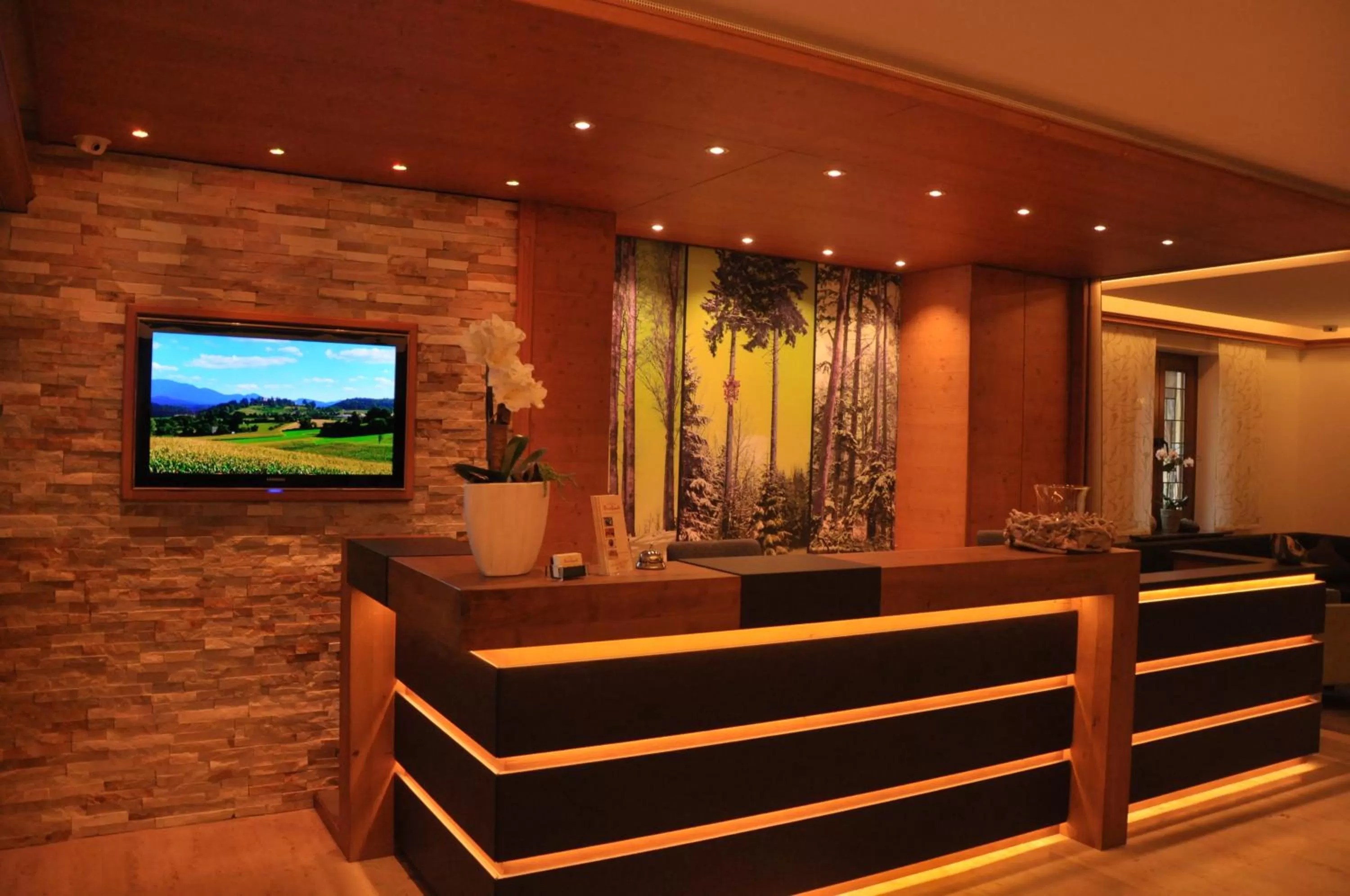 Lobby or reception in Hotel-Restaurant Bierhäusle