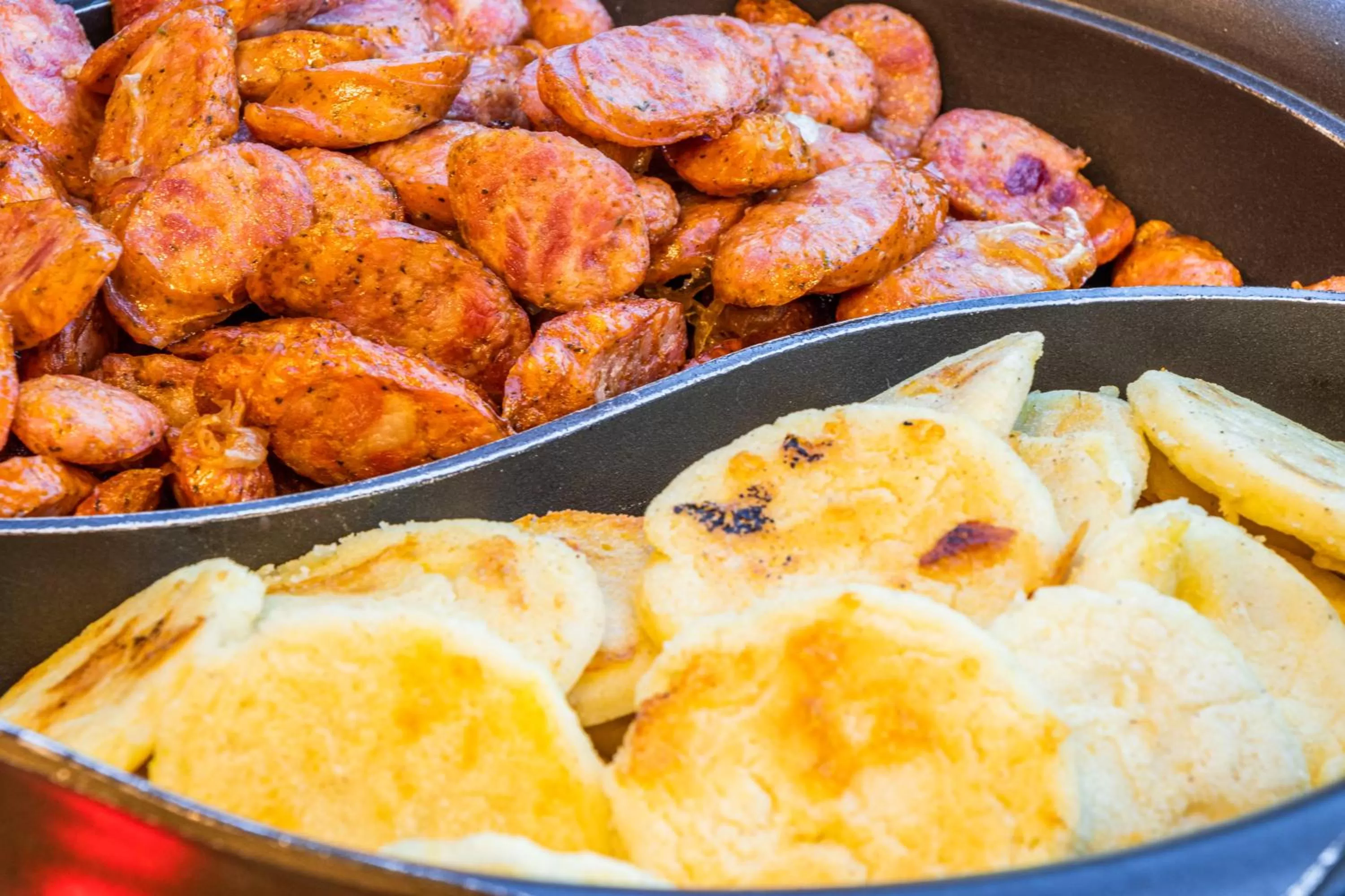 Buffet breakfast in GHL San Lazaro Art Hotel