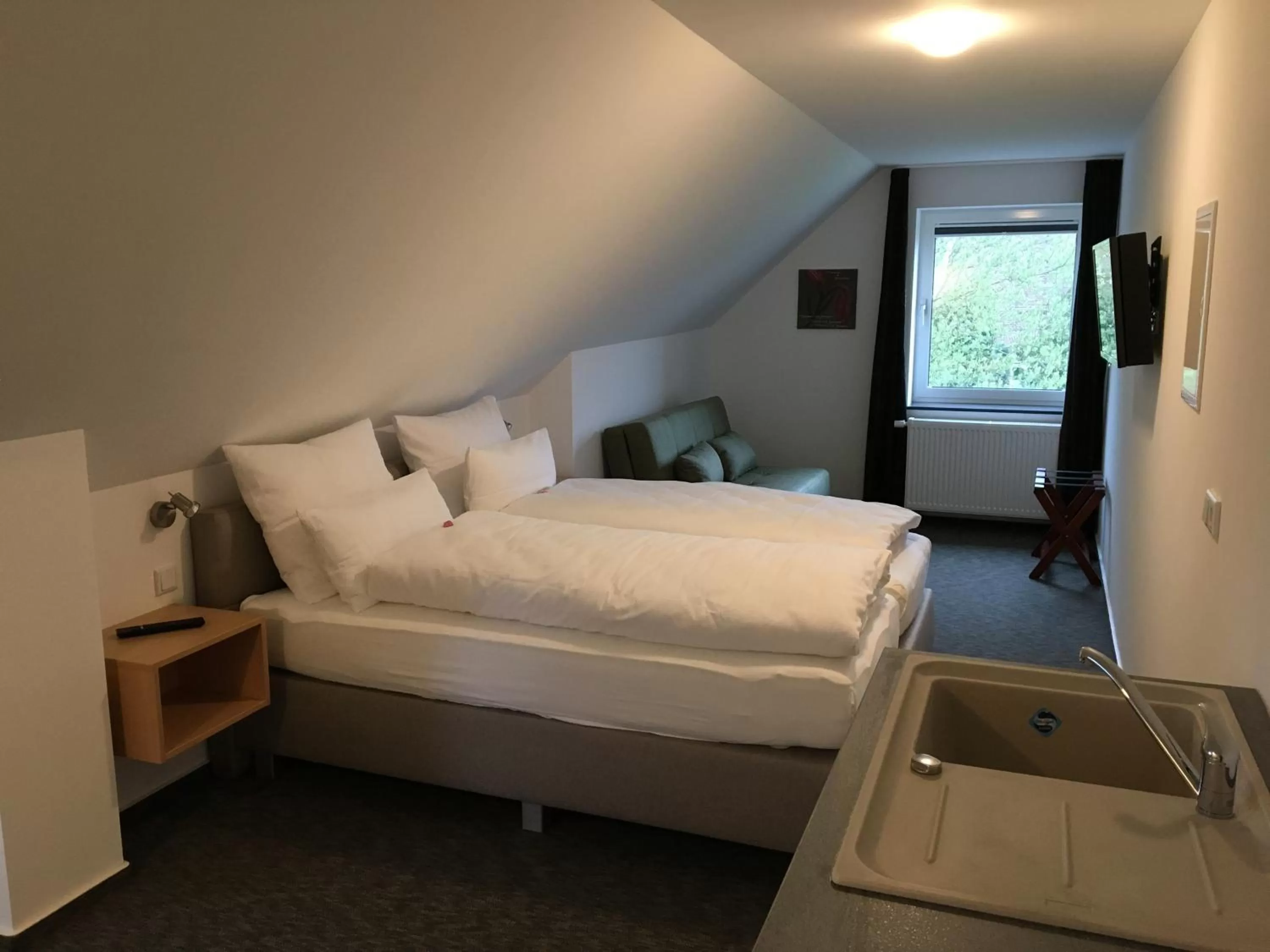 TV and multimedia, Bed in Das Gasthaus am Reichswald