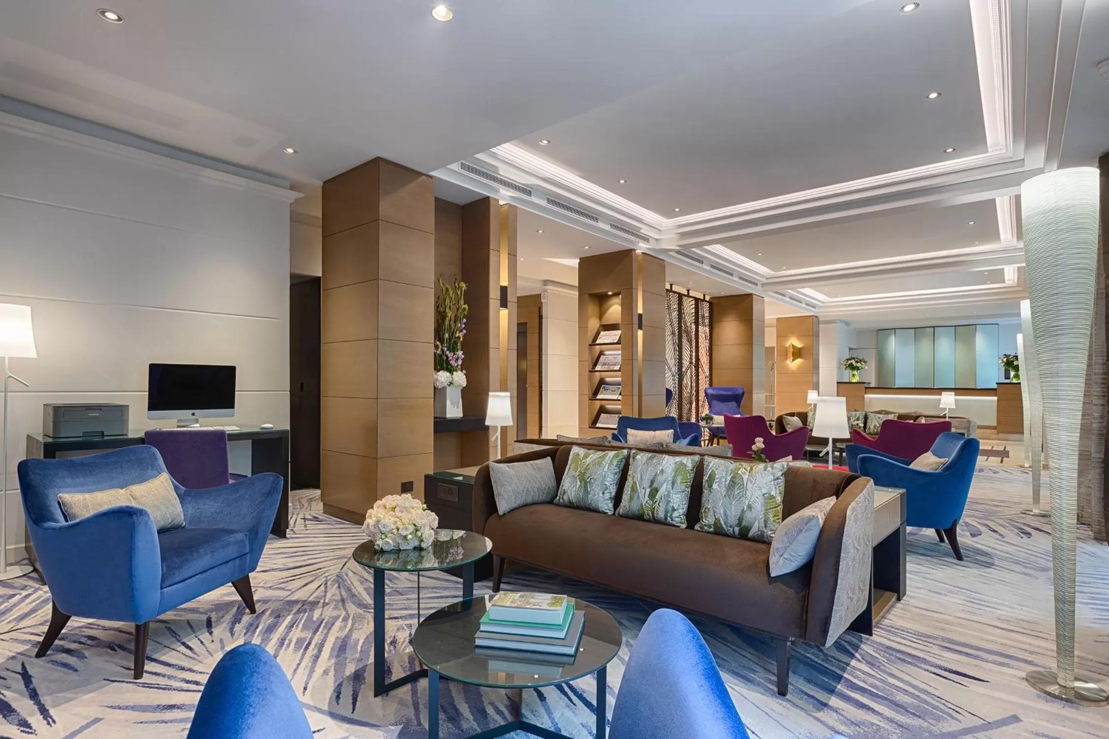 Living room in Garden-Elysée