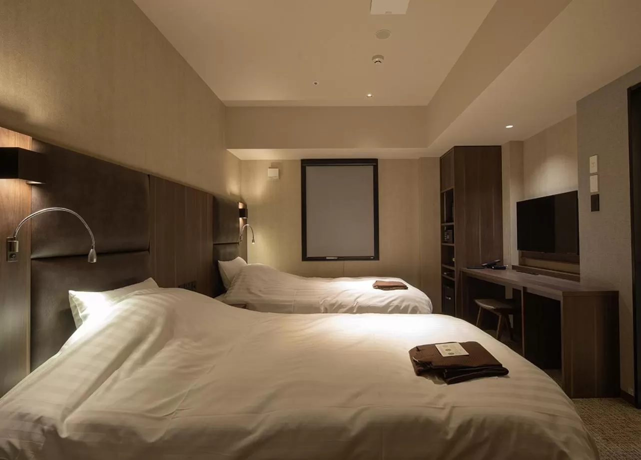 Photo of the whole room, Bed in hotel H2 TRIP&BUSINESS NAGASAKI