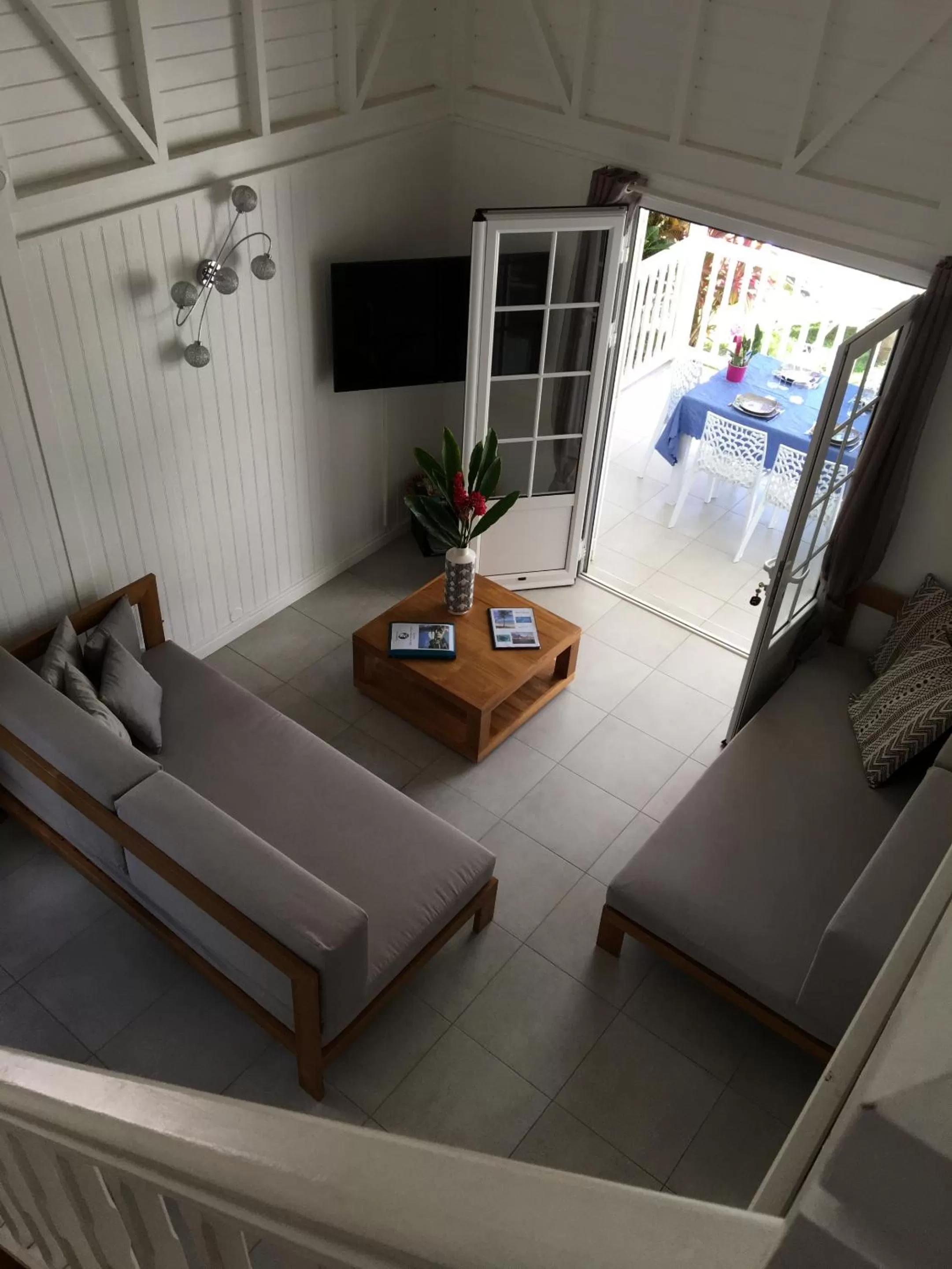 Living room, Seating Area in Chambres d'hôtes et villas chez Flo