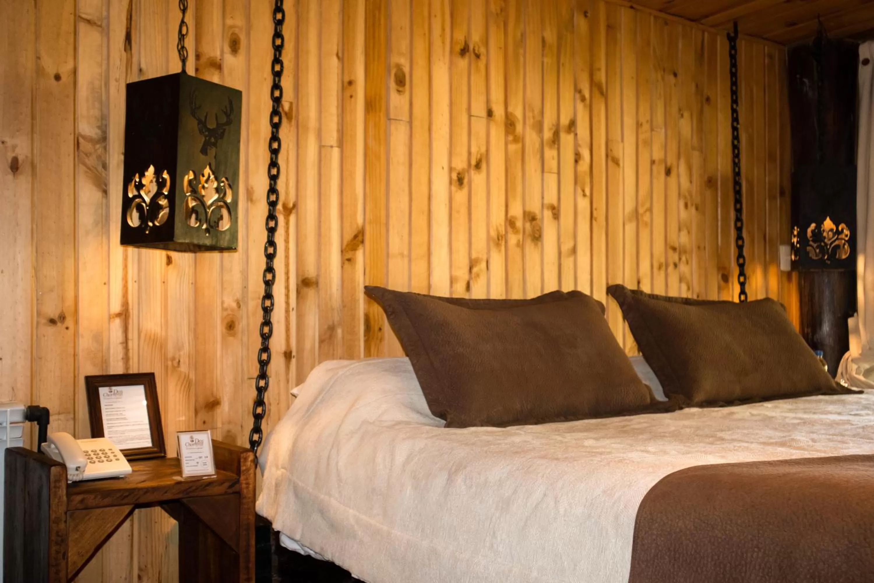 Bed in Hacienda Hostería Dos Chorreras