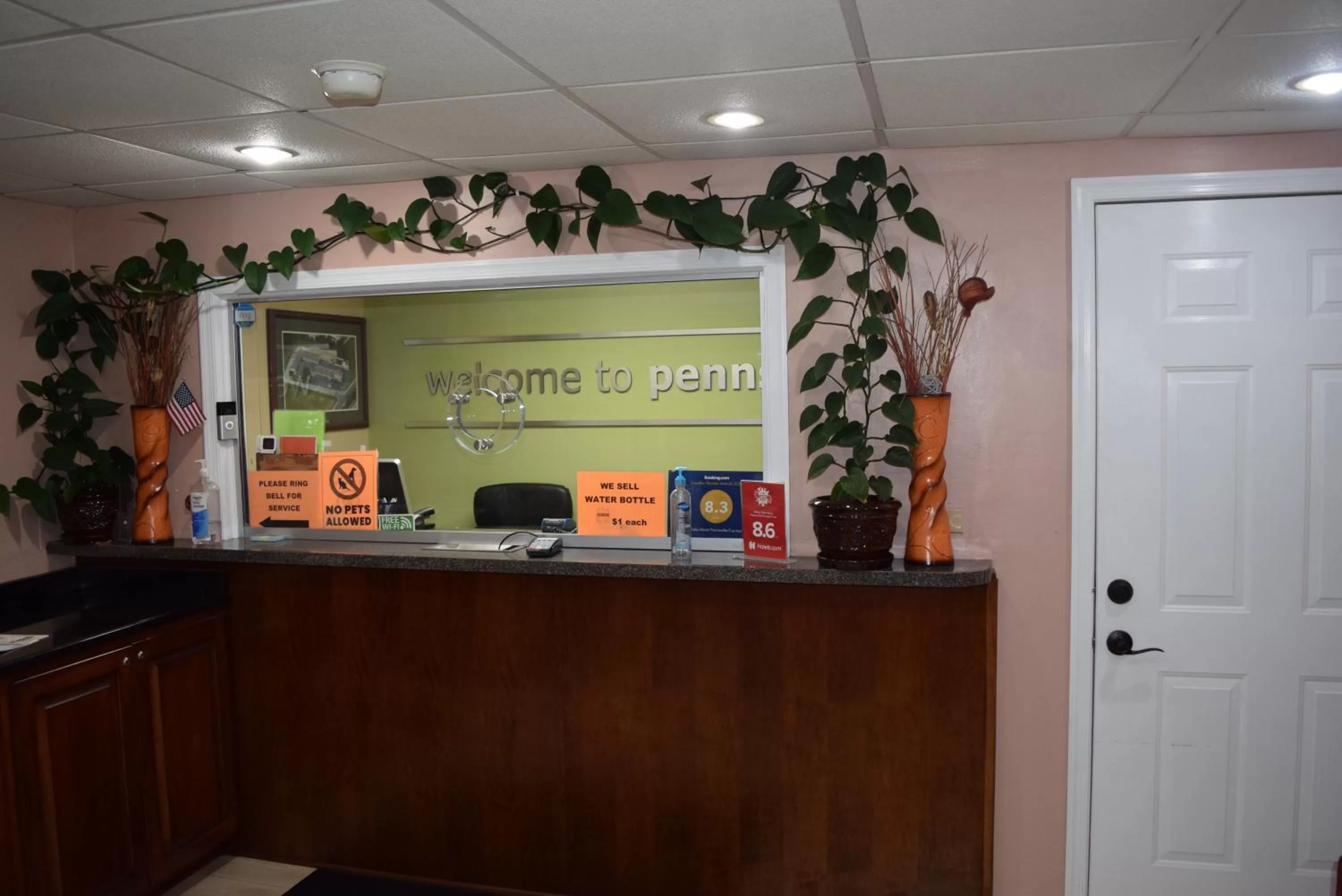 Lobby or reception in White Oaks Motel Pennsville/Carneys Point