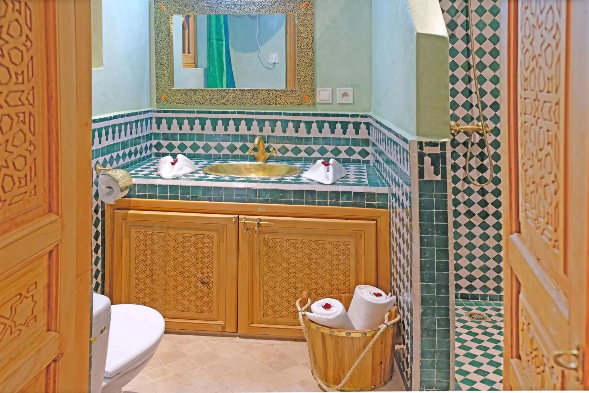 Bathroom in Riad ZANOUBA