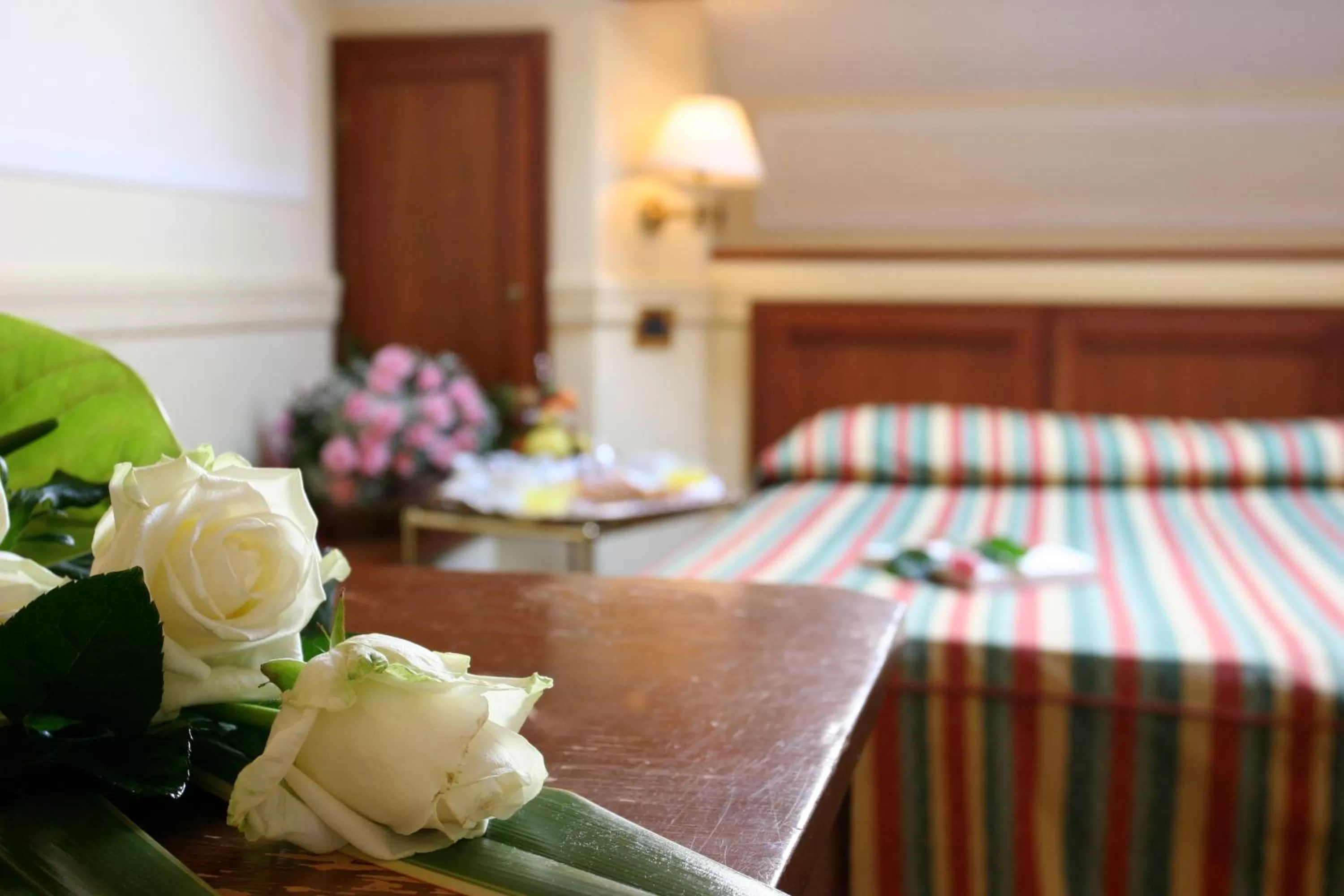 Decorative detail, Bed in Hotel Arlecchino