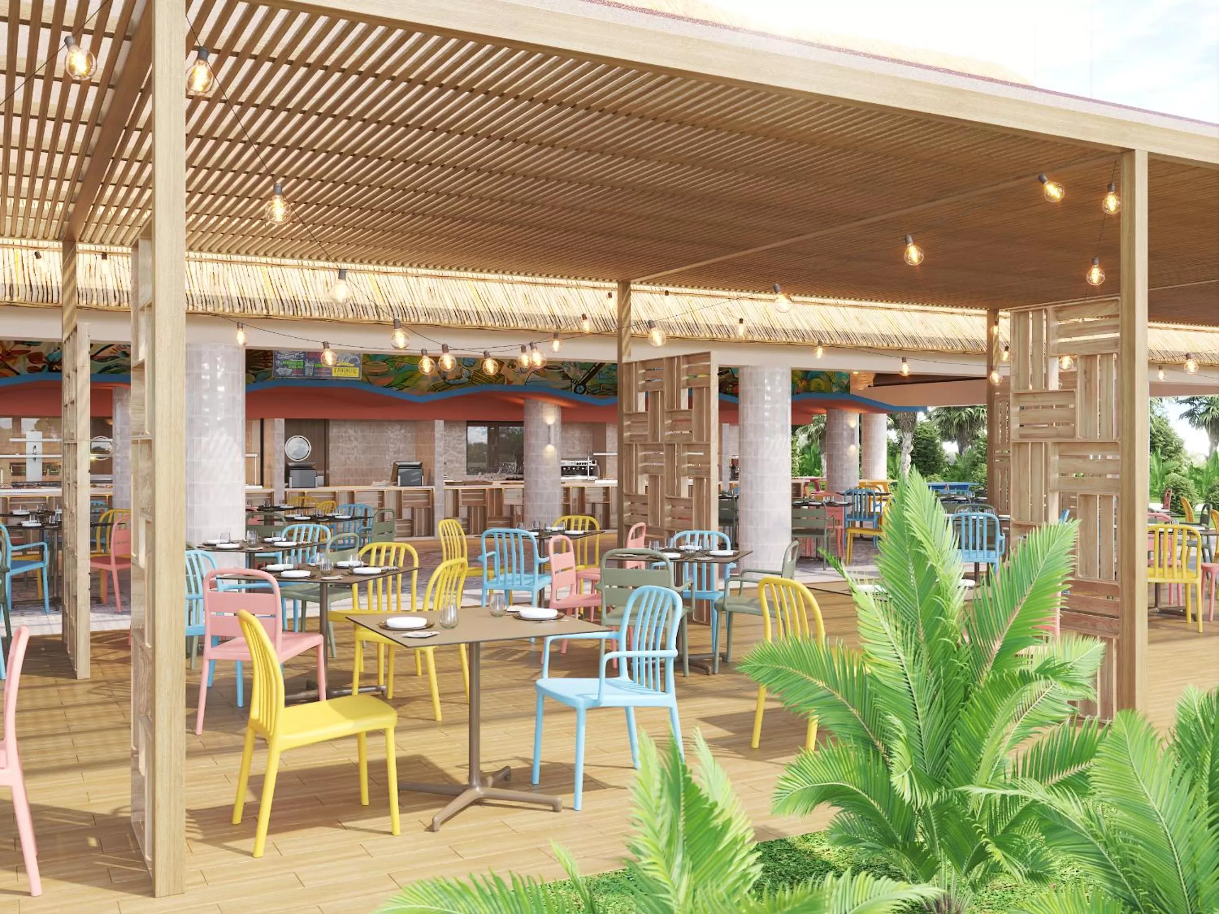 Patio in Bahia Principe Luxury Akumal - All Inclusive