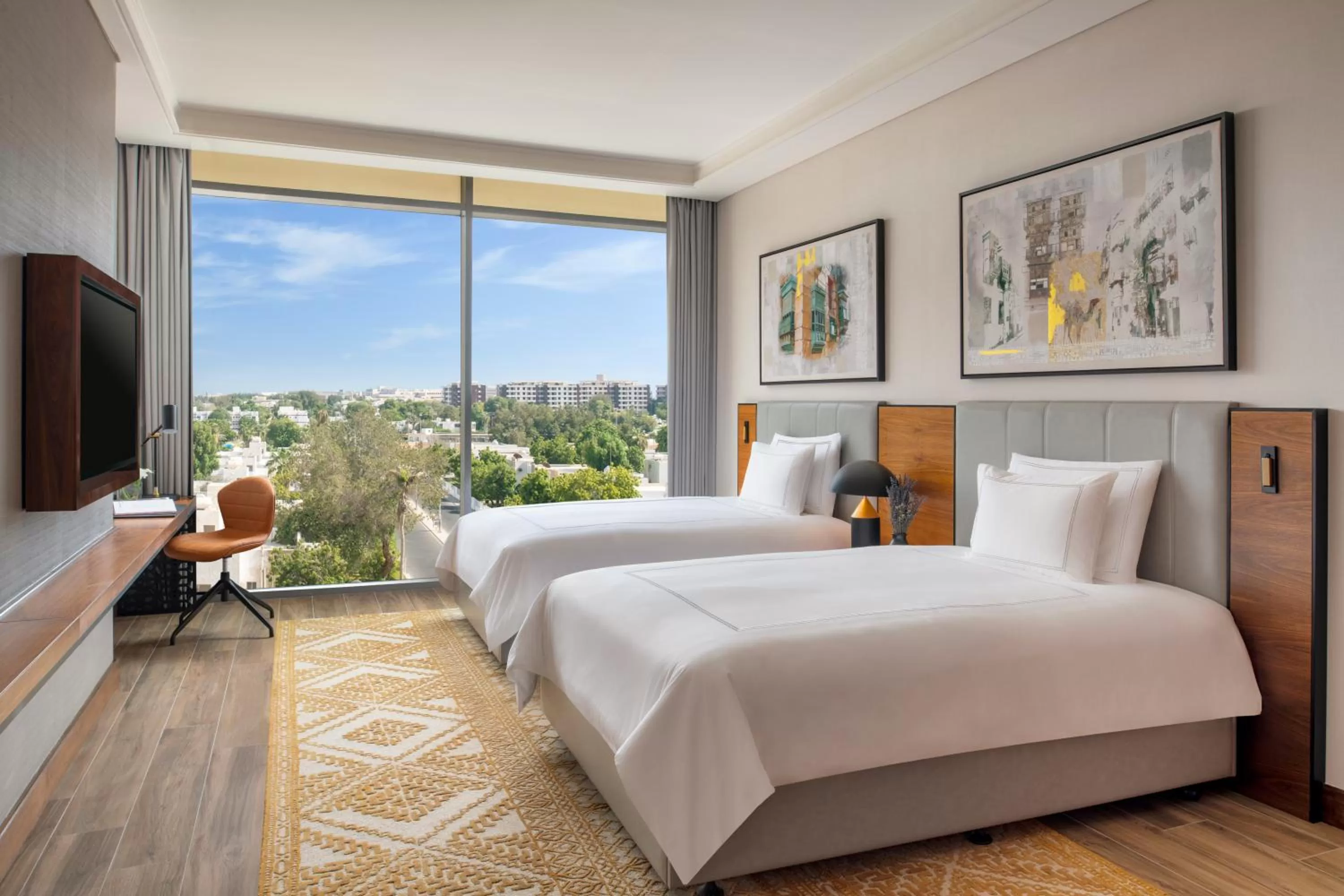 Shower, Bed in Swissotel Living Jeddah