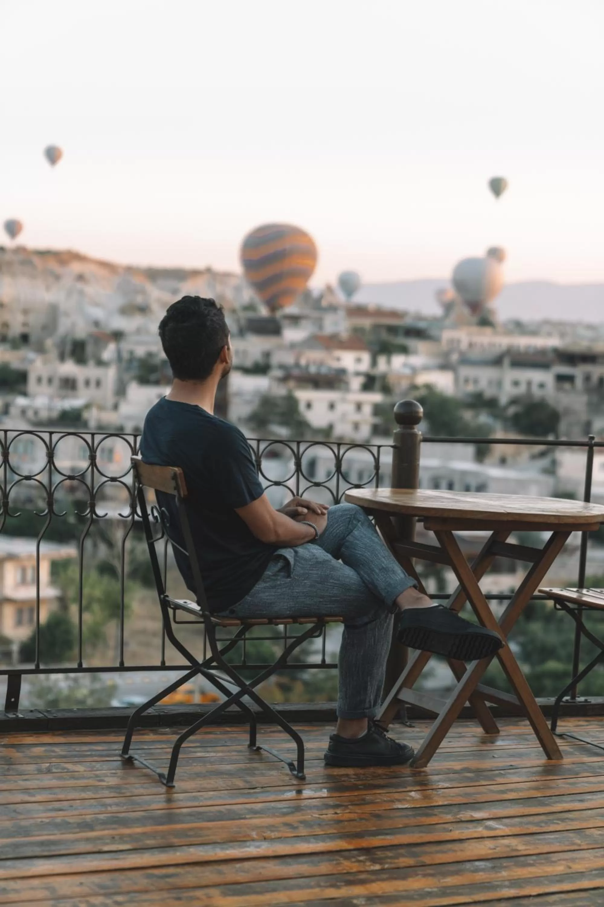 People in Kelebek Cave Hotel