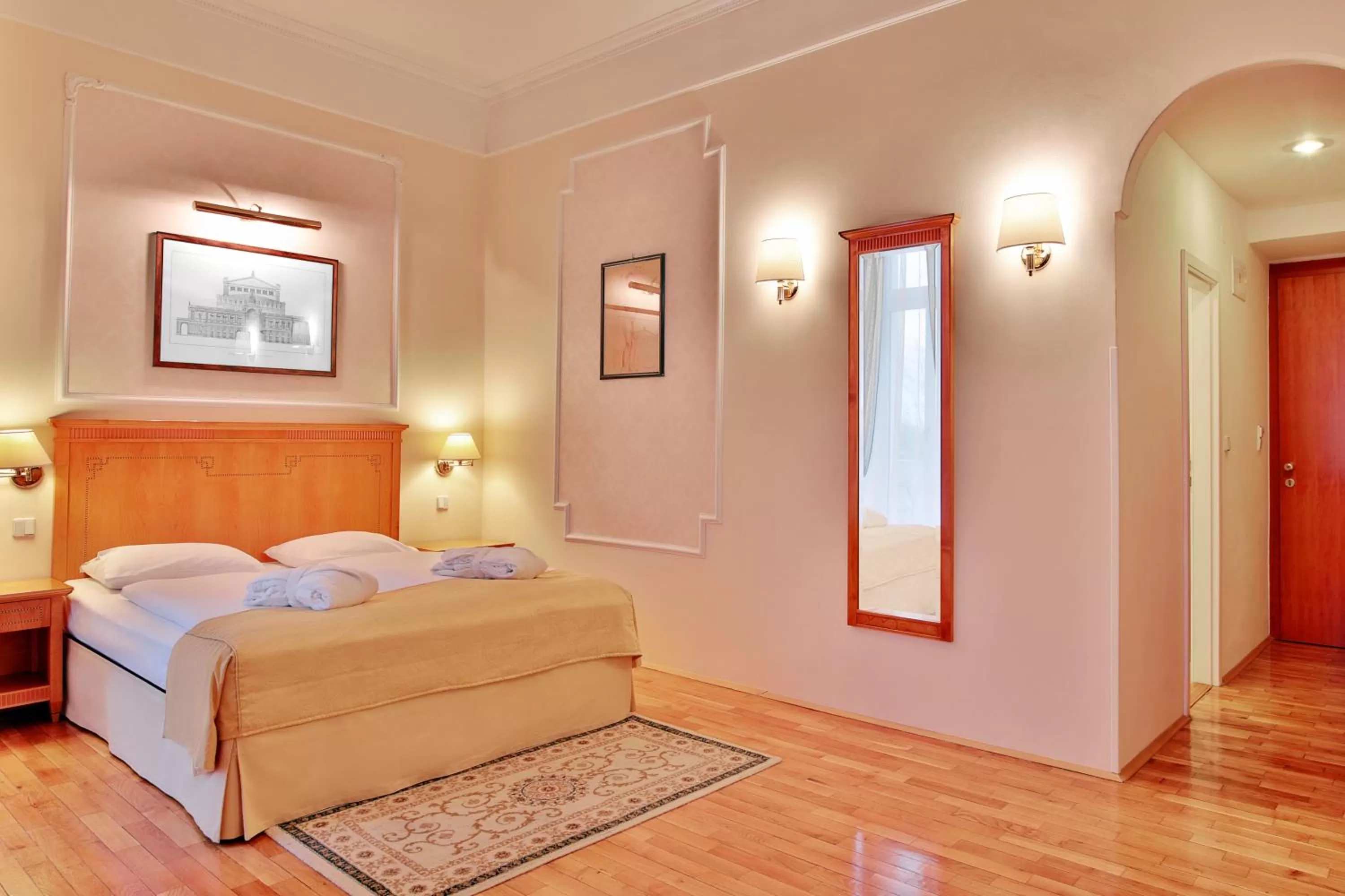 Bedroom, Bed in Belvedere Wellness Hotel