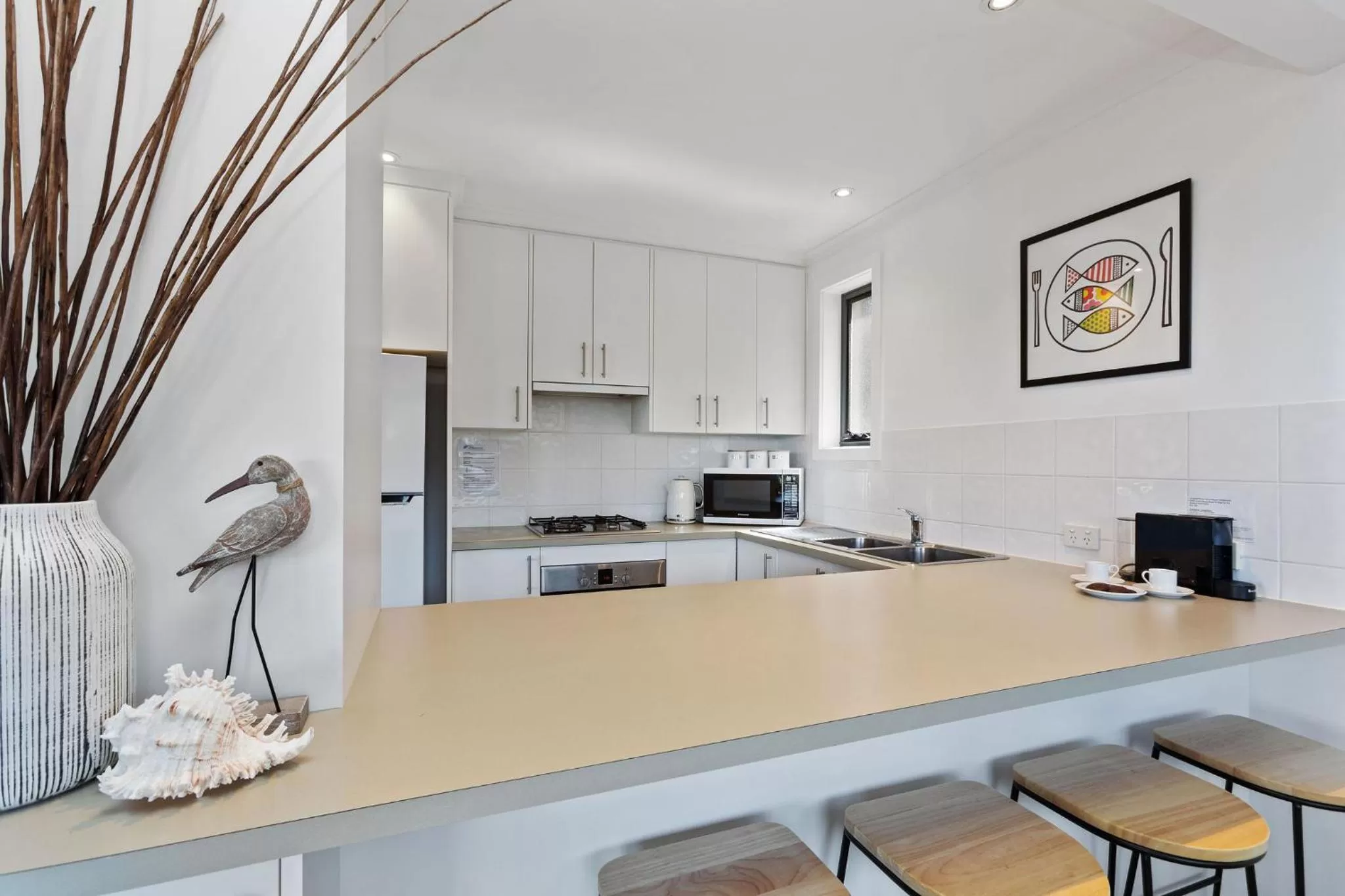 Kitchen/Kitchenette in Whitecrest Eco Apartments Great Ocean Road