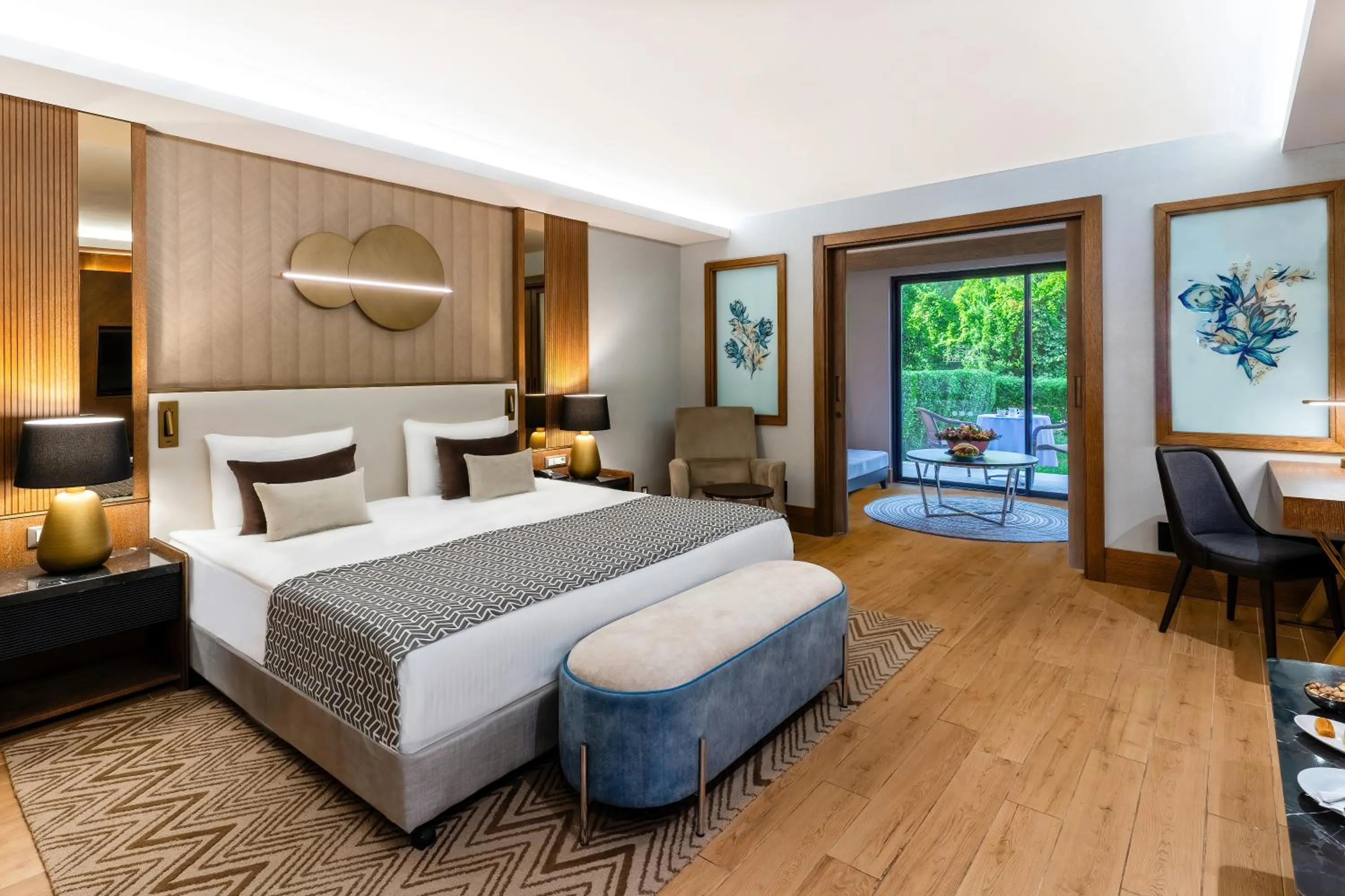 Bed in Susesi Luxury Resort