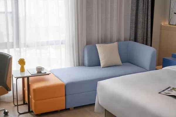 Bed in Fengyue Light Shang Hotel Guangzhou Baiyun Airport Store