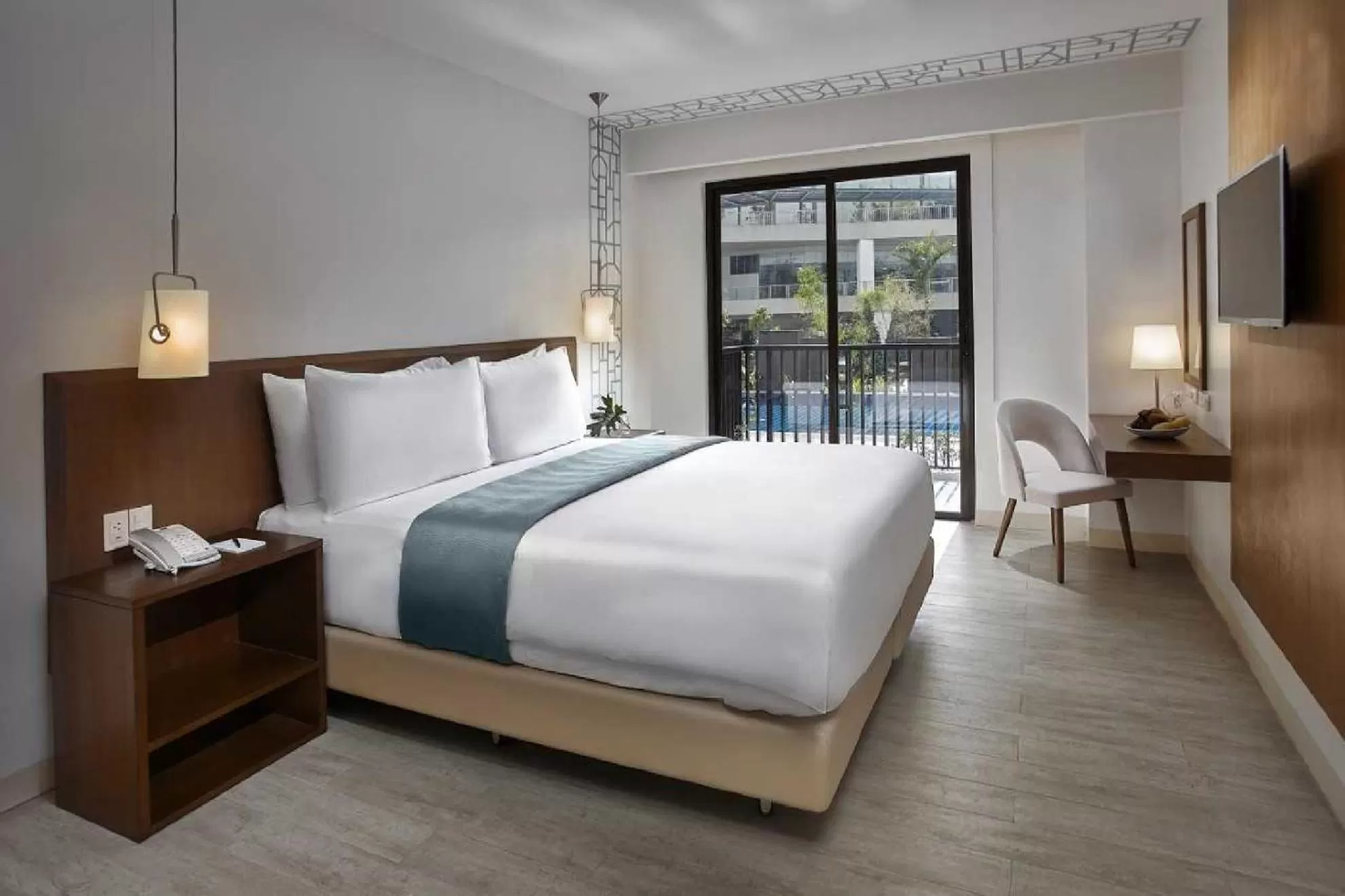 Bed in Quest Hotel Tagaytay