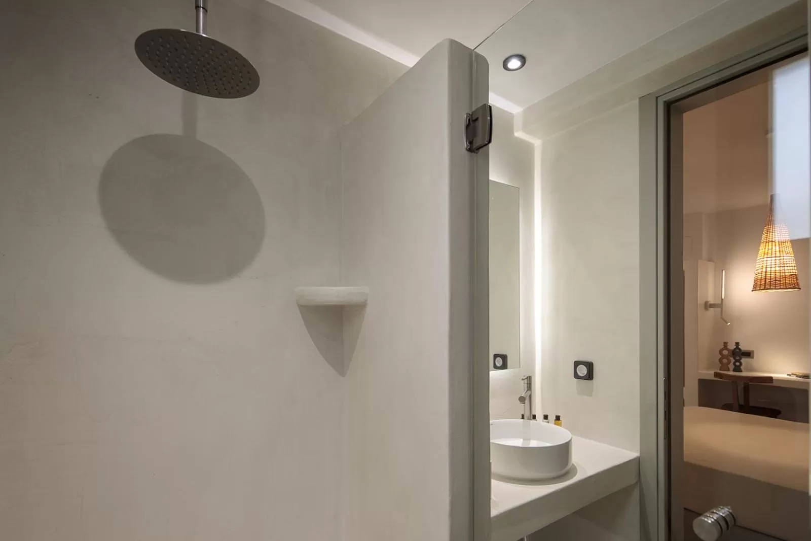 Shower in "Makava Suites" Your Luxe Urban Sanctuary