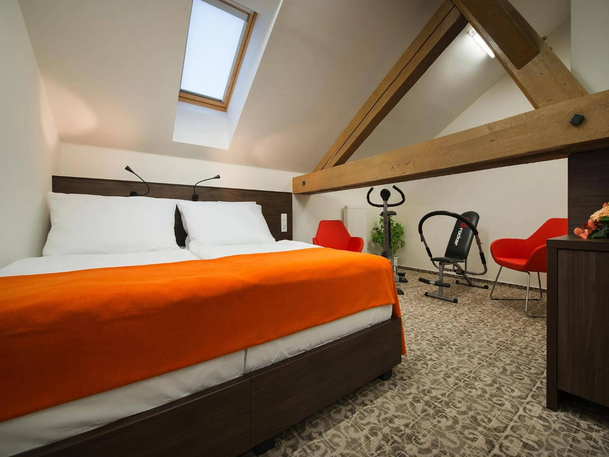Bedroom, Bed in EA Business Hotel Jihlava
