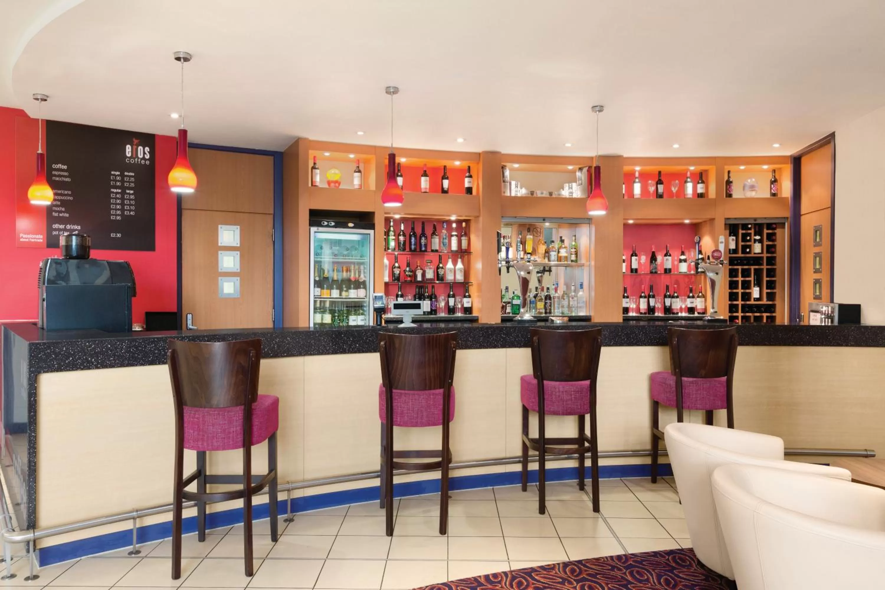 Alcoholic drinks in Ramada London North