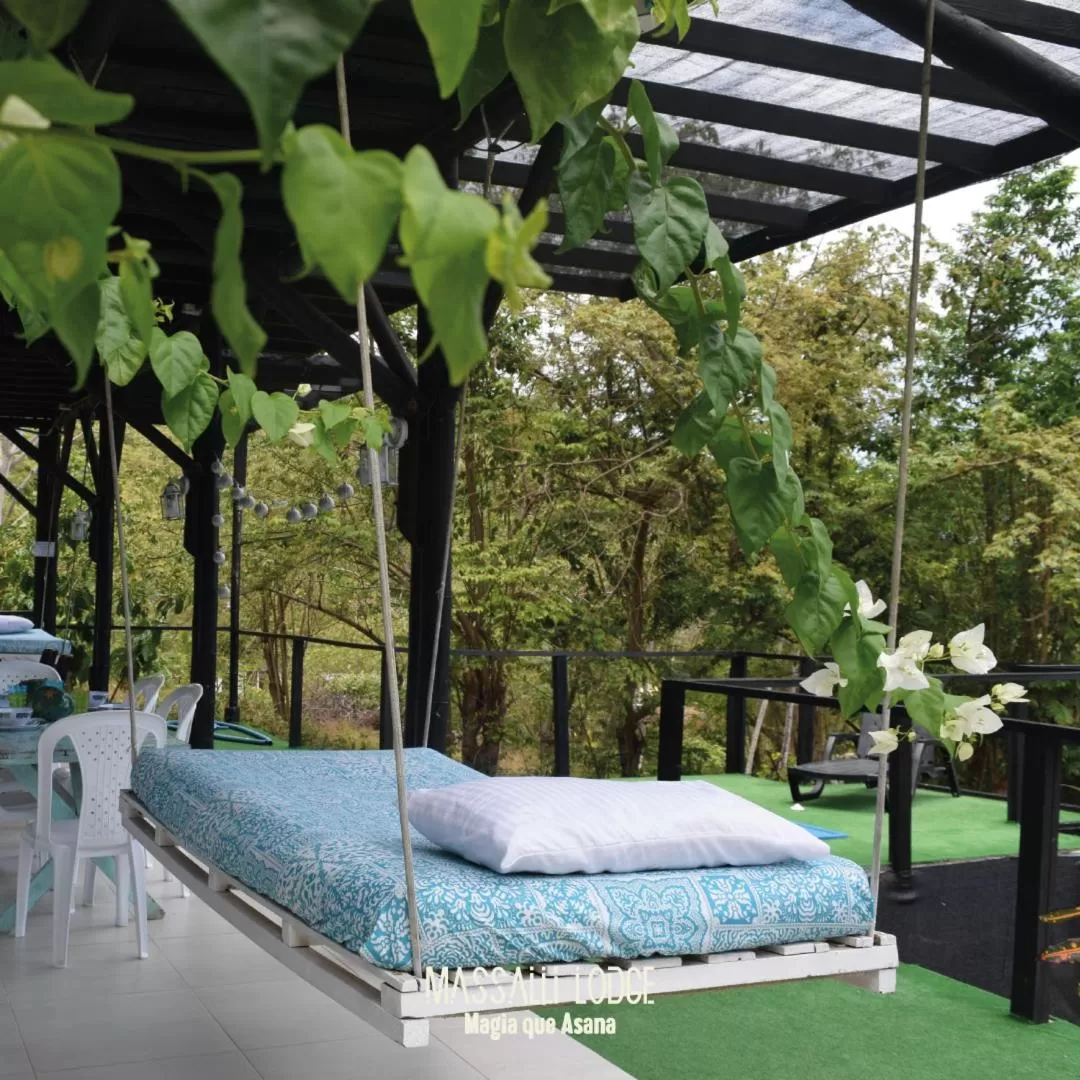 Garden in Massalli Sanctuary Lodge