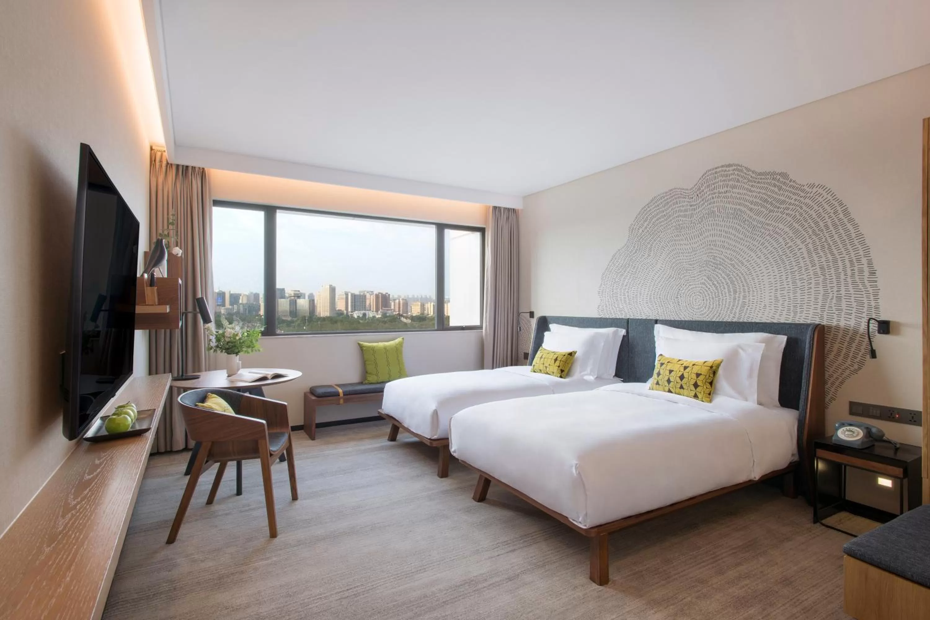 Bed in BEI Zhaolong Hotel, JdV by Hyatt