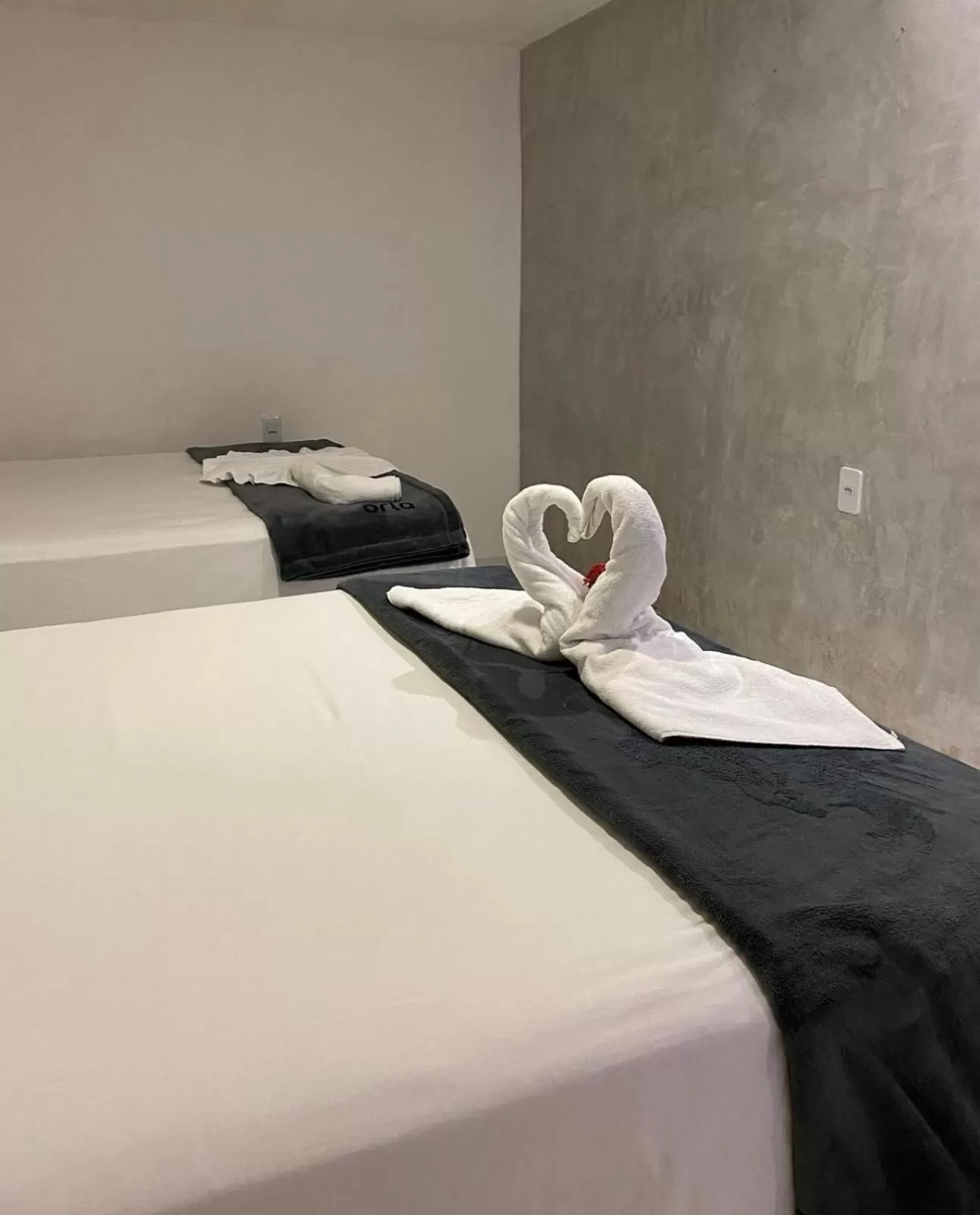 Bed in Pousada da Orla