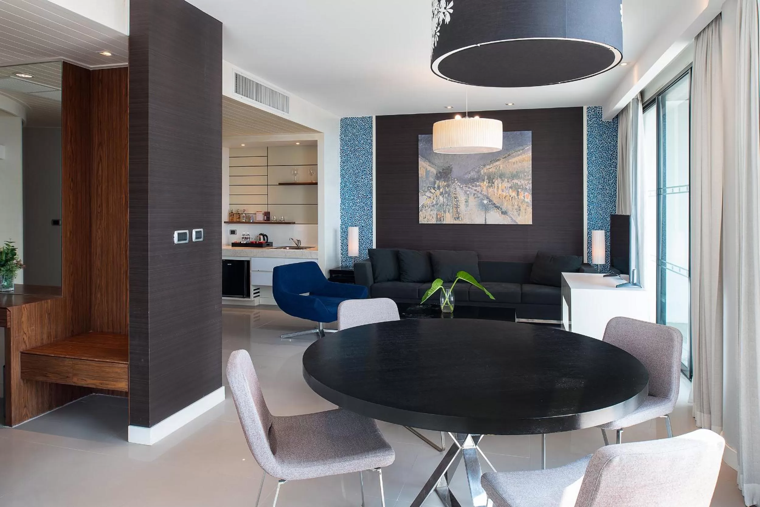 Living room in The Zign Hotel