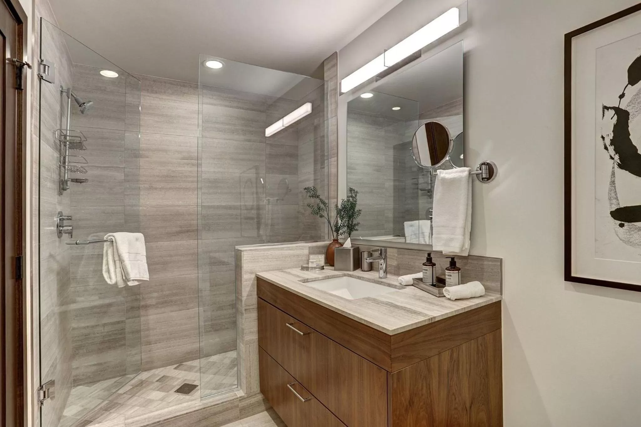 Bathroom in The Arrabelle at Vail Square, a RockResort, by Vail Resorts