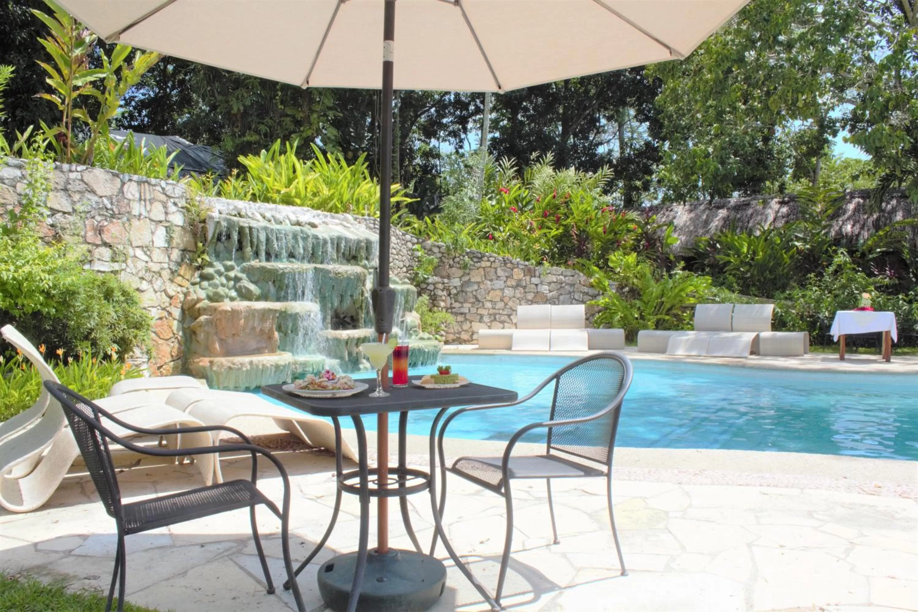 Pool view in Hotel La Aldea del Halach Huinic