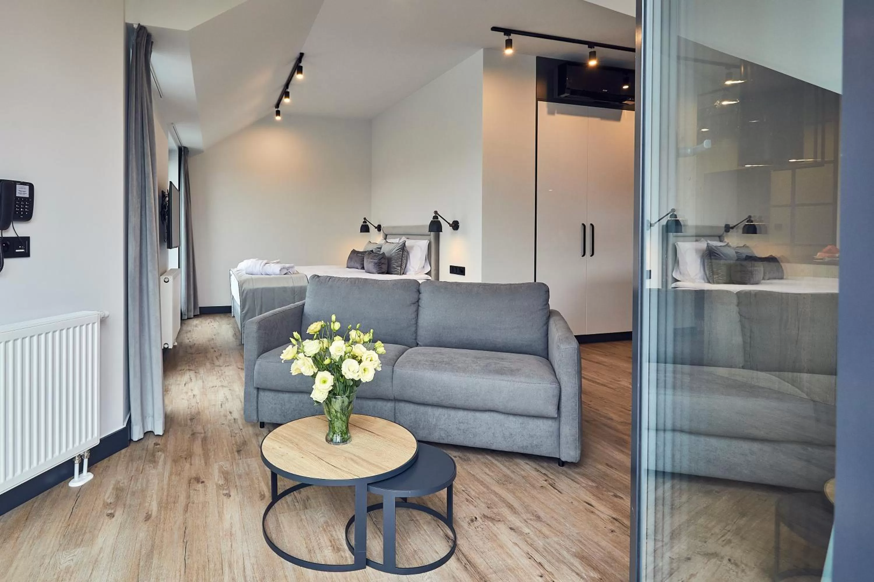 Seating area in The Bridge Suites Hotel