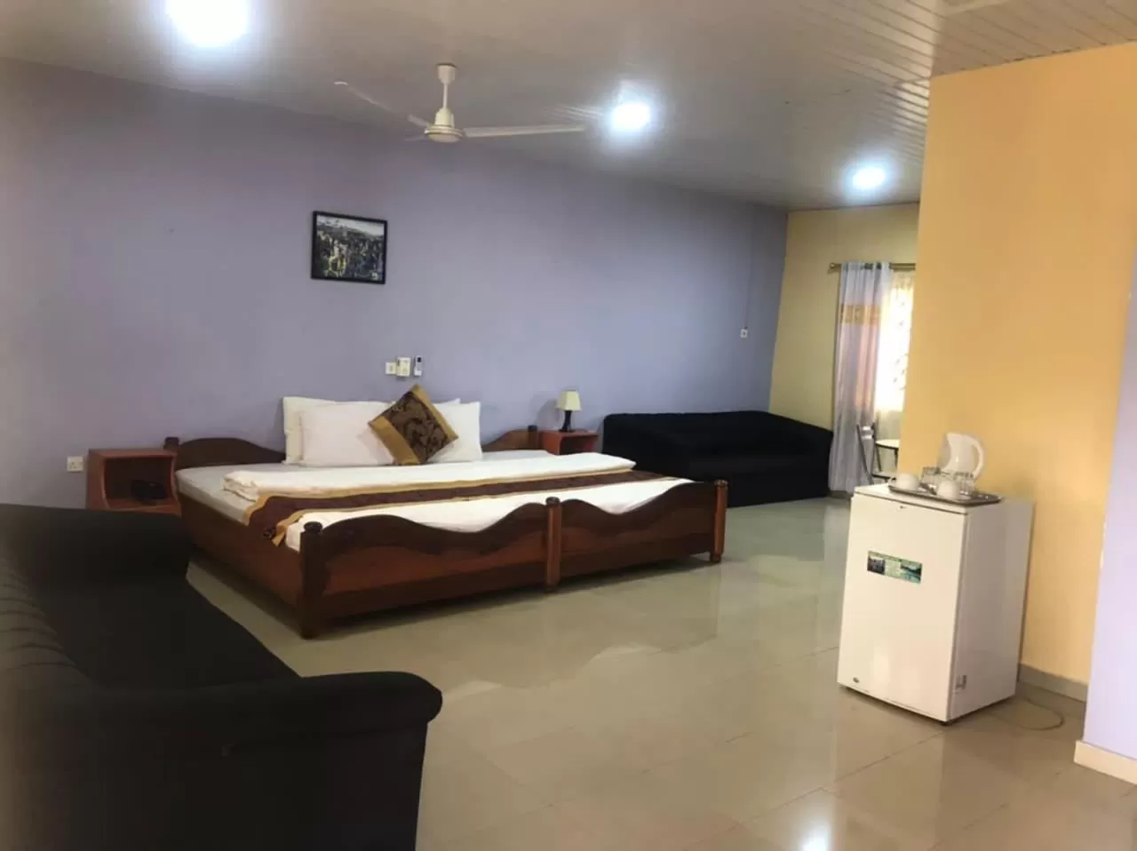 Bed in Hans Cottage Botel