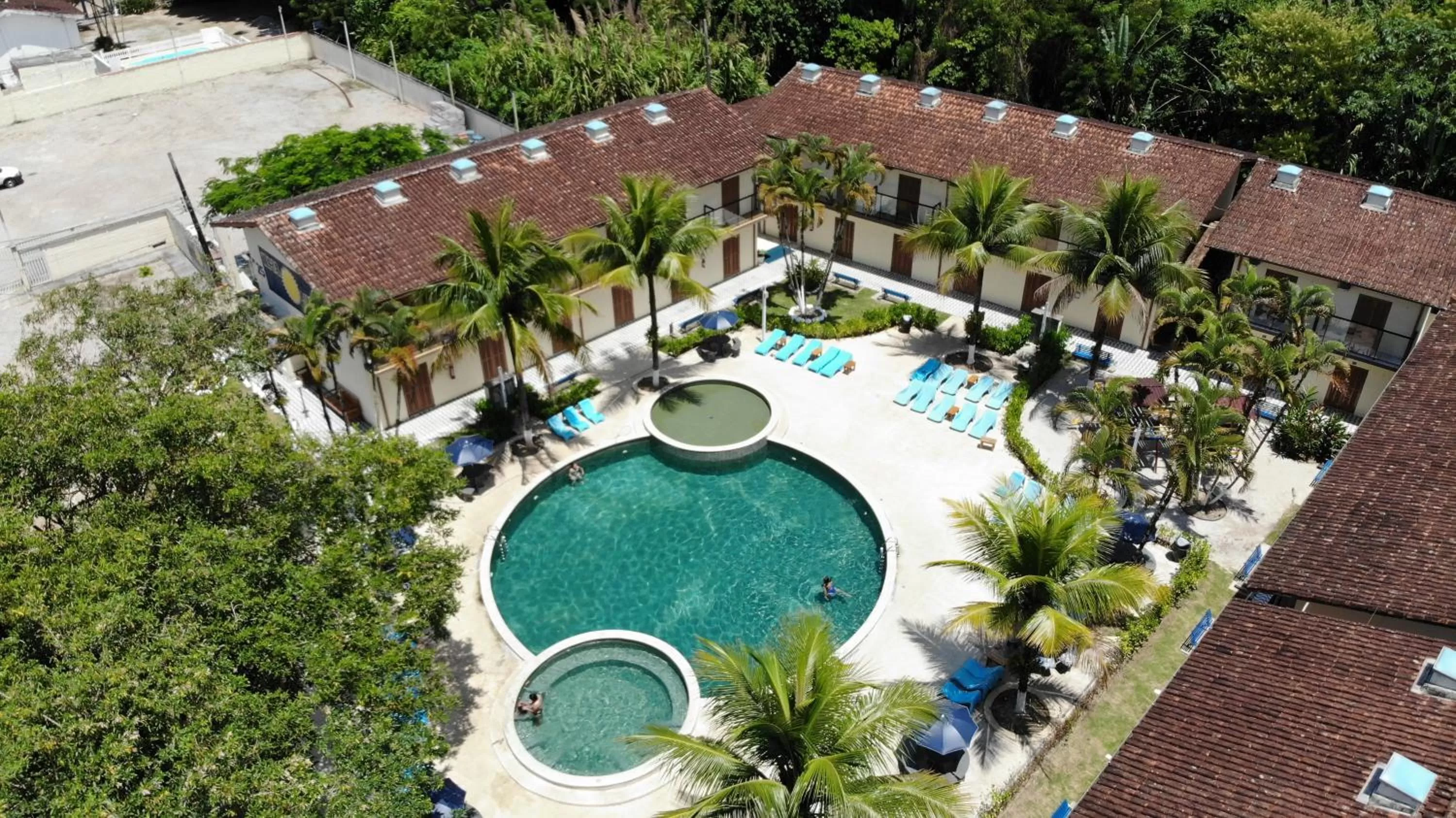 Bird's eye view, Pool View in Pousada Ilha Vitoria