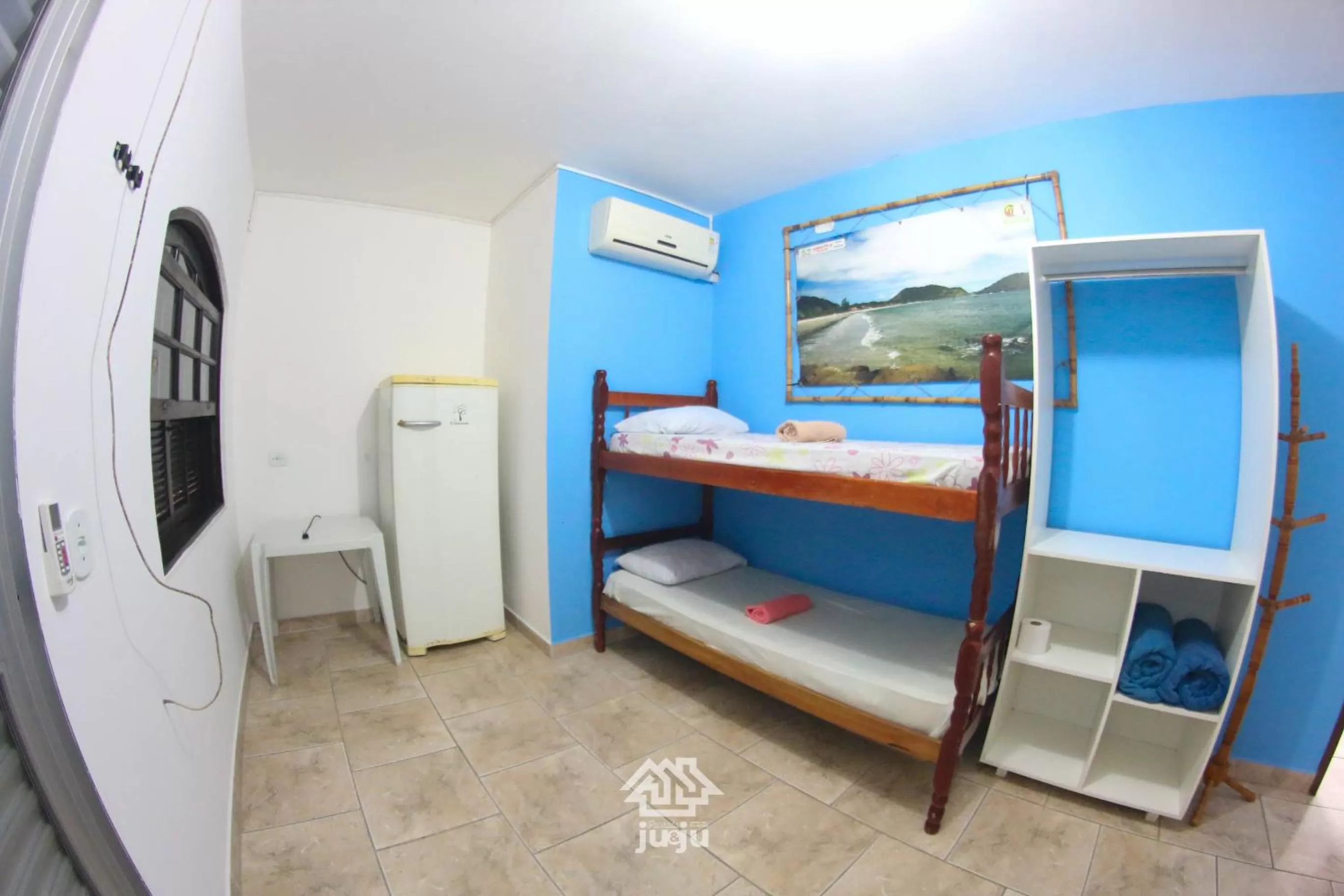 Bed in Pousada Ju&Ju à 400 mts DA PRAIA