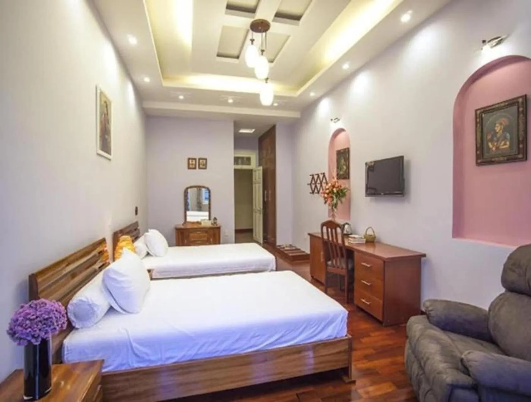 Bed in Dalat Terrasse Des Roses Villa