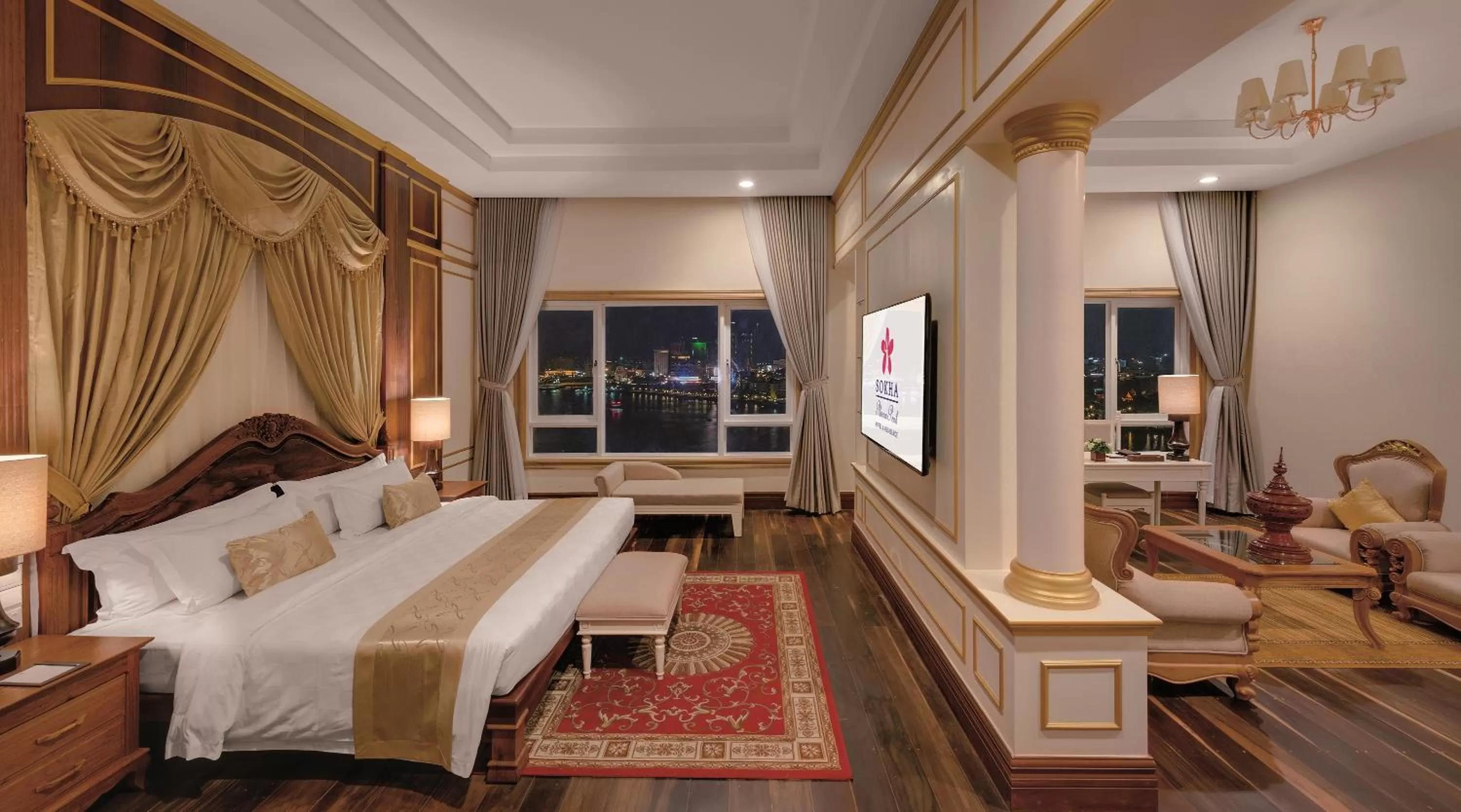 Bedroom, Bed in Sokha Phnom Penh Hotel