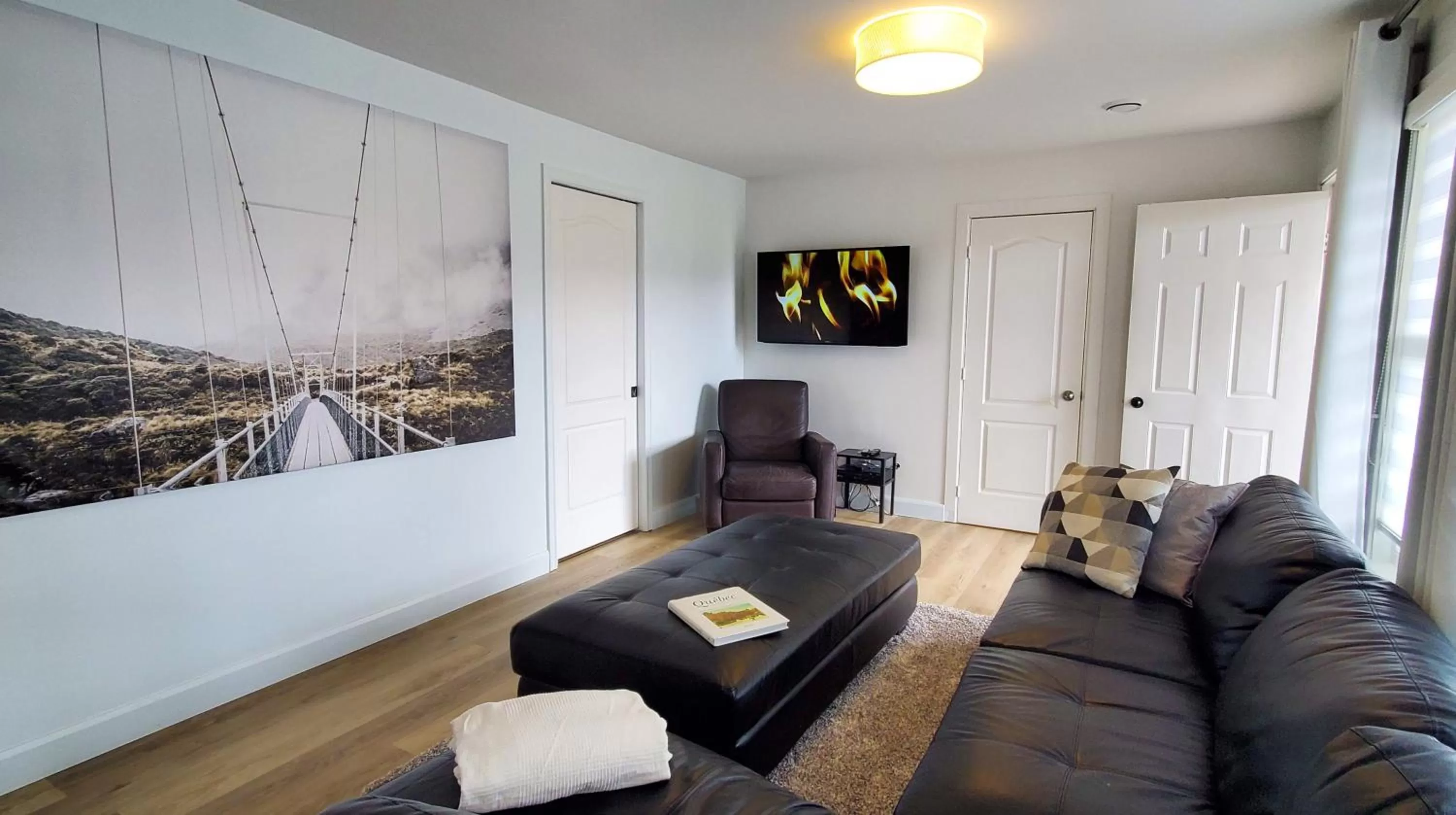 Seating Area in Lofts Fleuve et Montagnes
