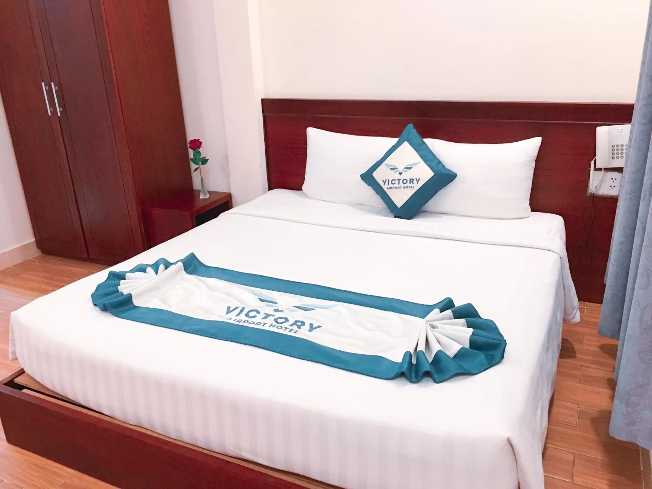 Bed in Victory Airport Hotel