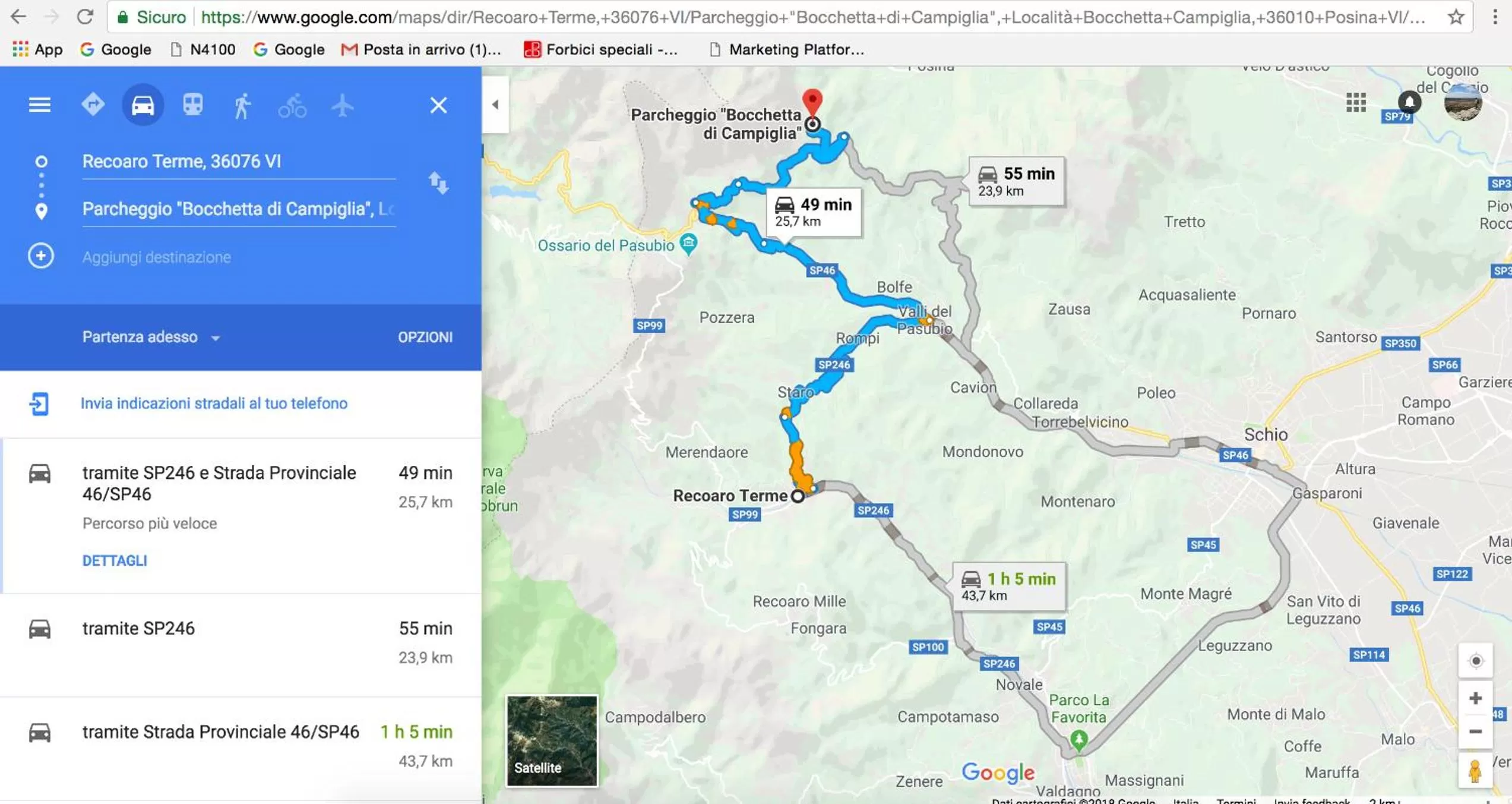 Floor plan in Hotel Trettenero