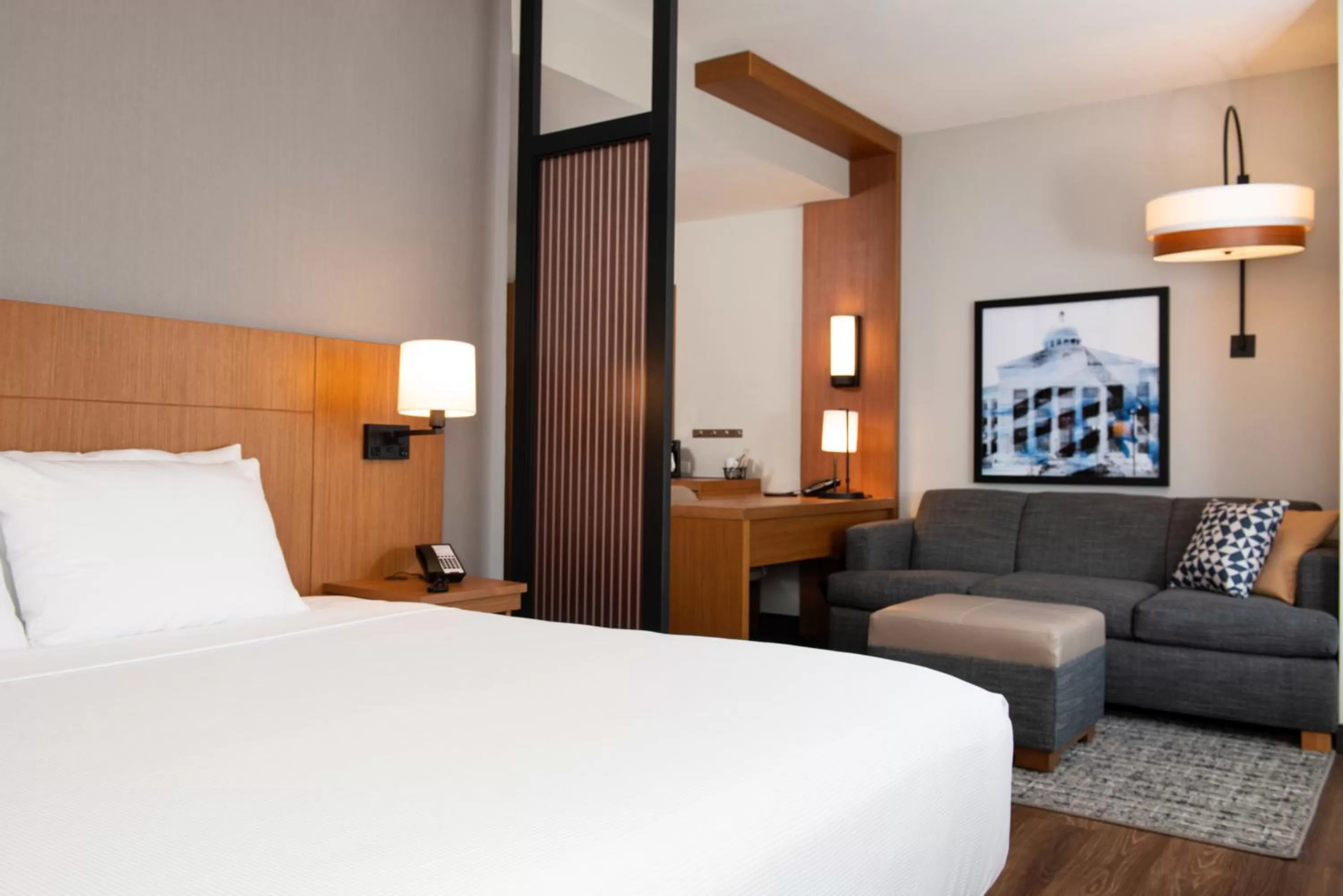 Bed in Hyatt Place Dallas/Rockwall