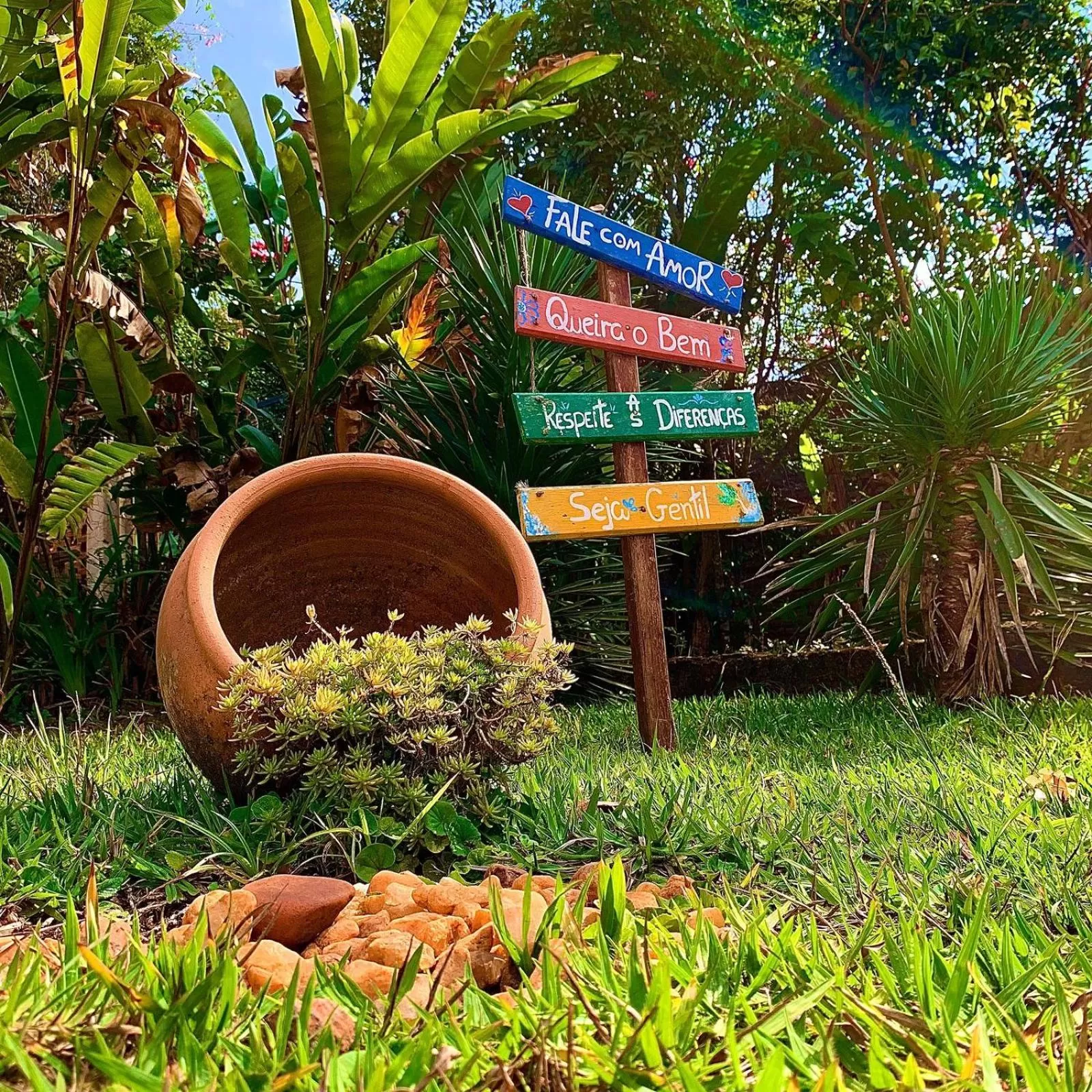 Garden in Pousada Cantinho do Mundo