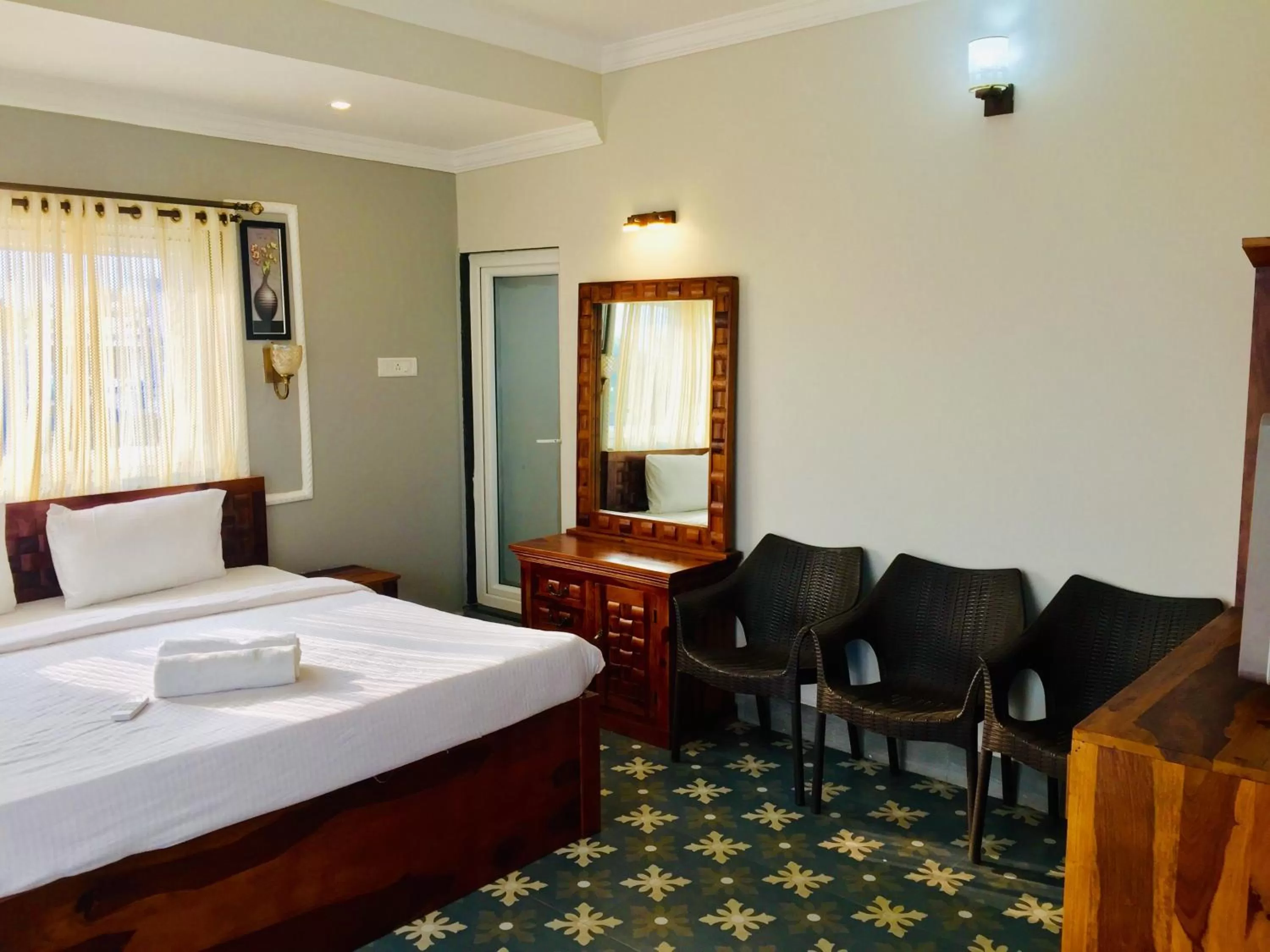 Bed in Hotel Baga Pescador