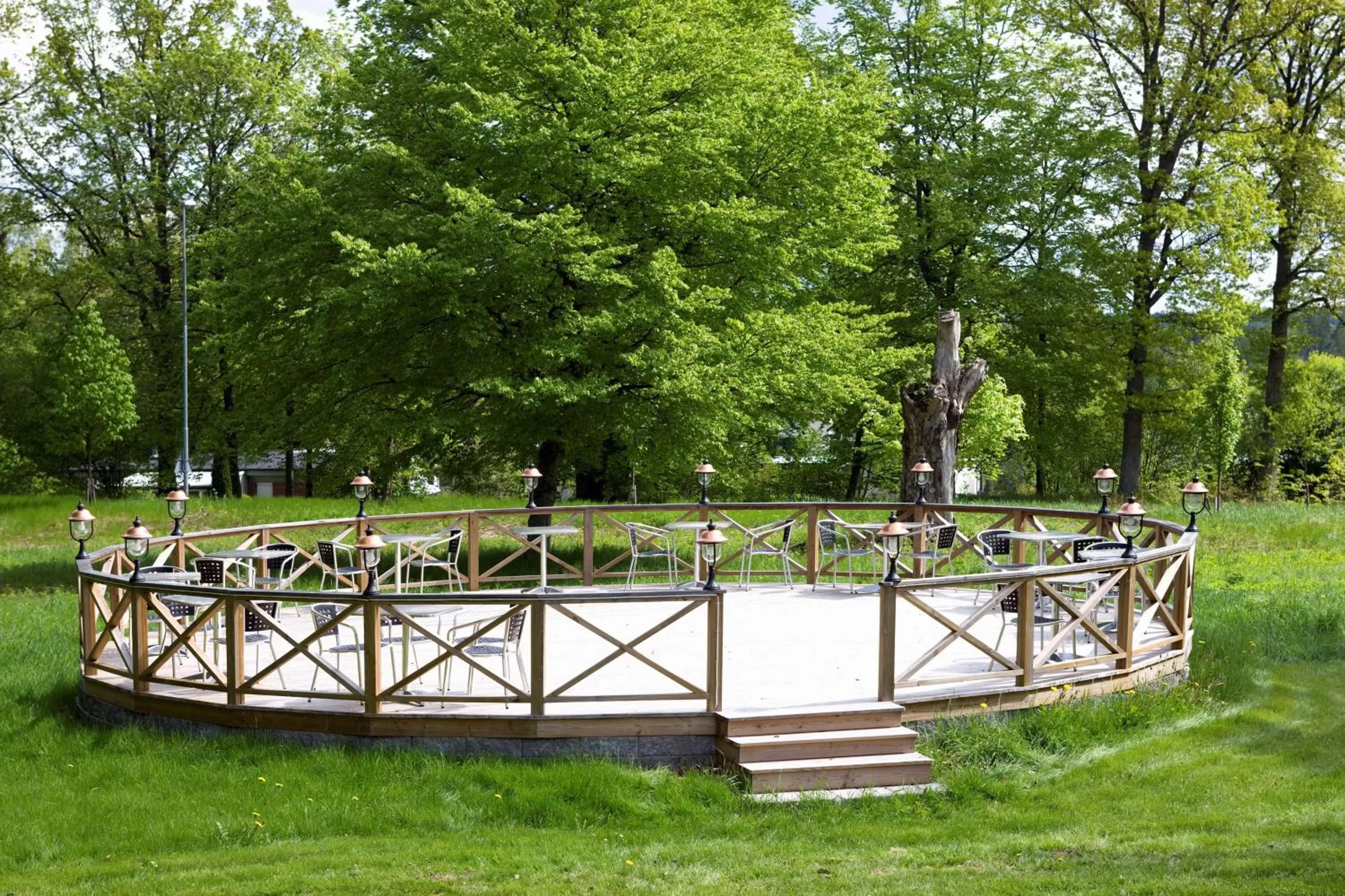 Patio in Sure Hotel by Best Western Ojaby Herrgard