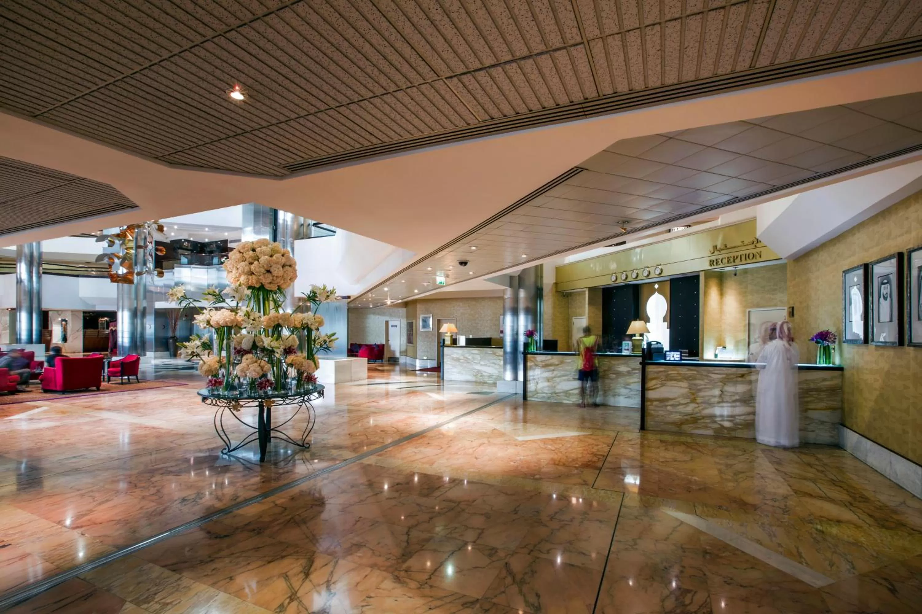 Lobby or reception in Crowne Plaza Dubai Deira by IHG