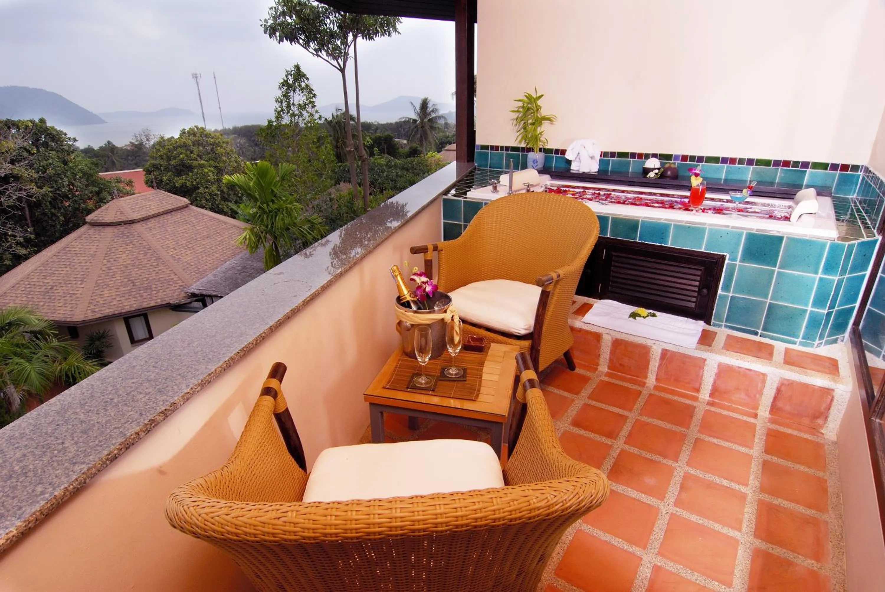 Balcony/Terrace in Mangosteen Ayurveda & Wellness Resort - SHA Plus
