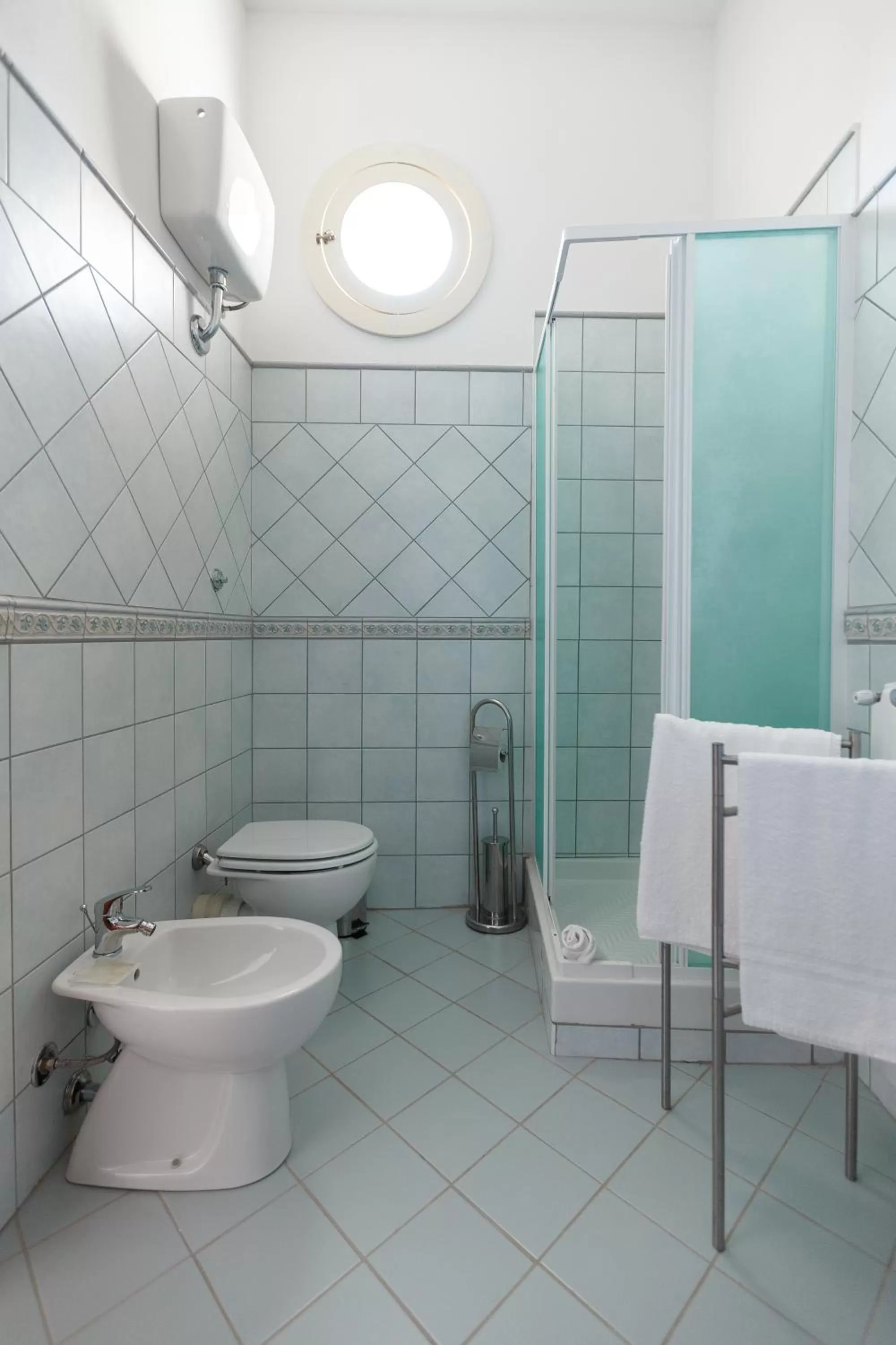 Shower in B&B Batarà - "La Terrazza del Centro"