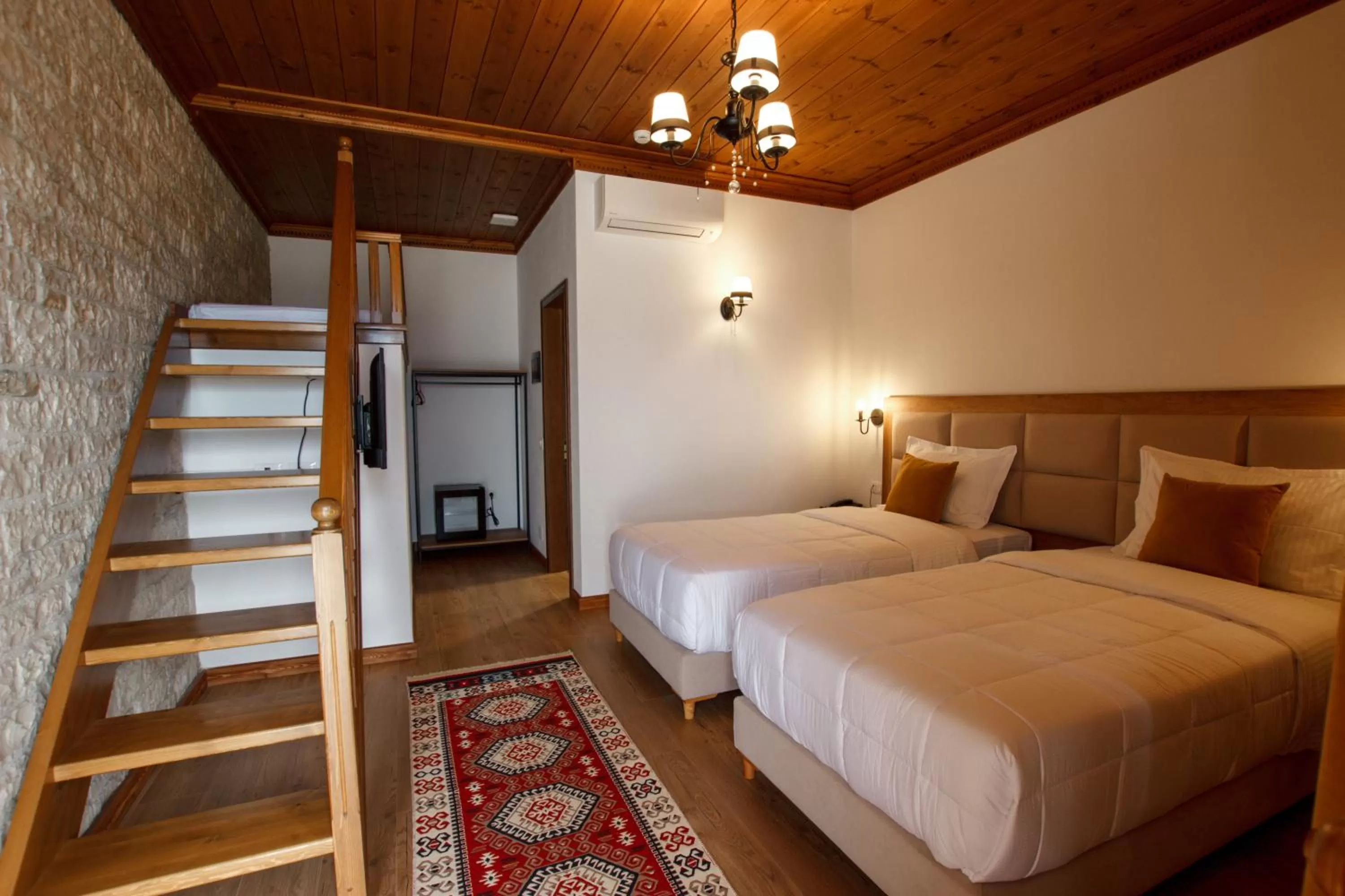 Bed in Rose Garden Hotel