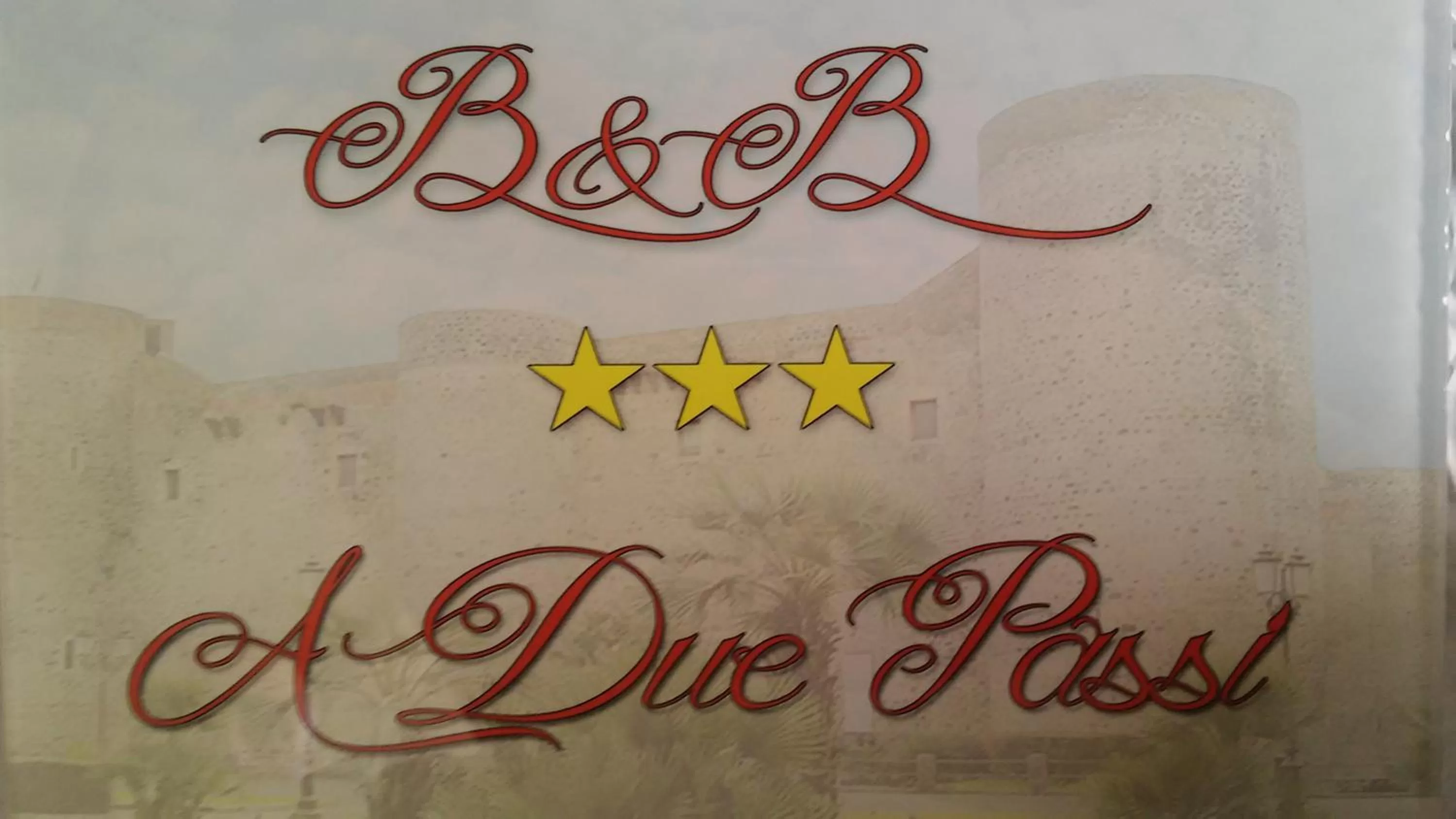 Logo/Certificate/Sign in A Due Passi BnB