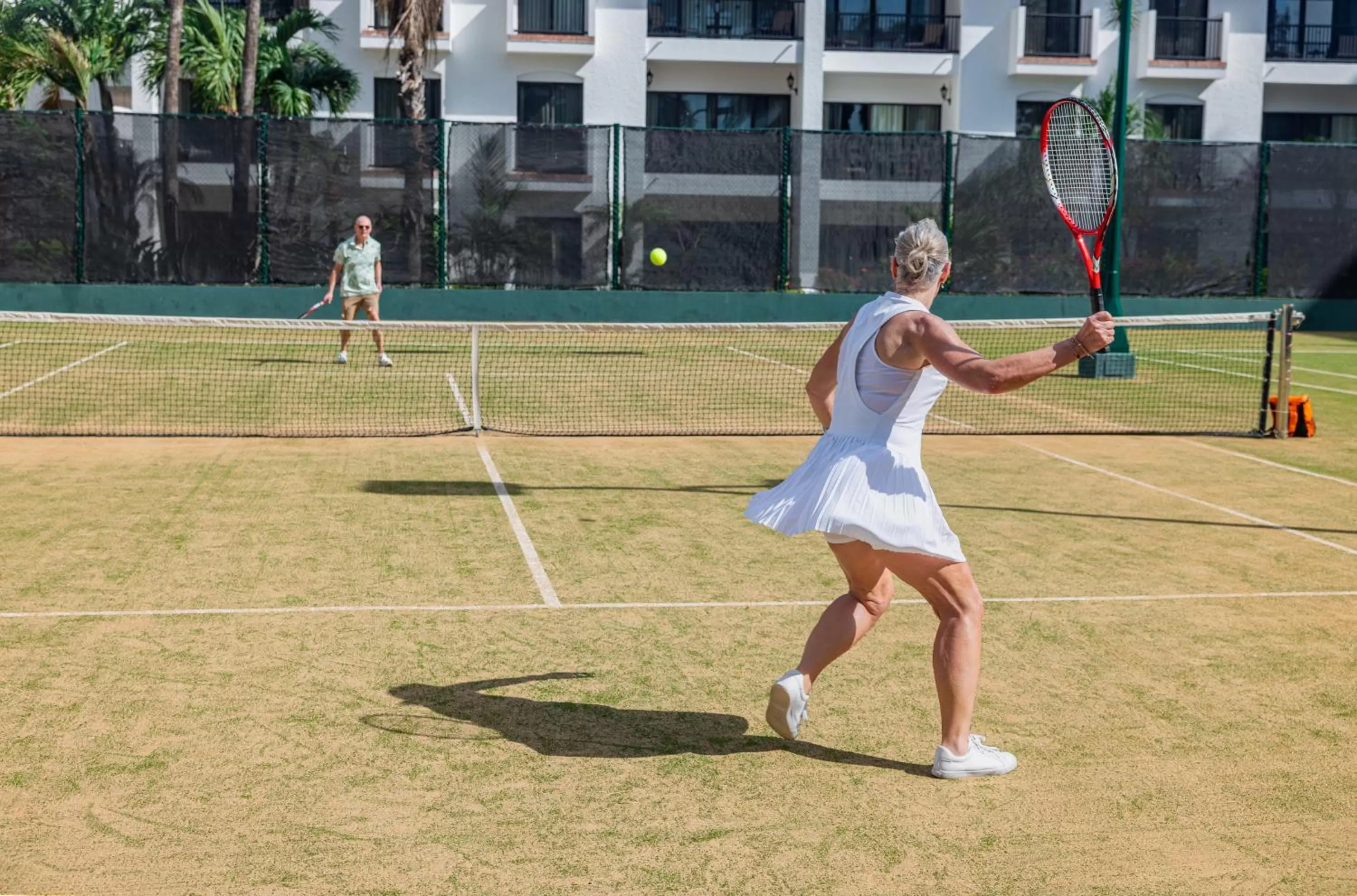 Tennis court in The Royal Cancun All Villas Resort