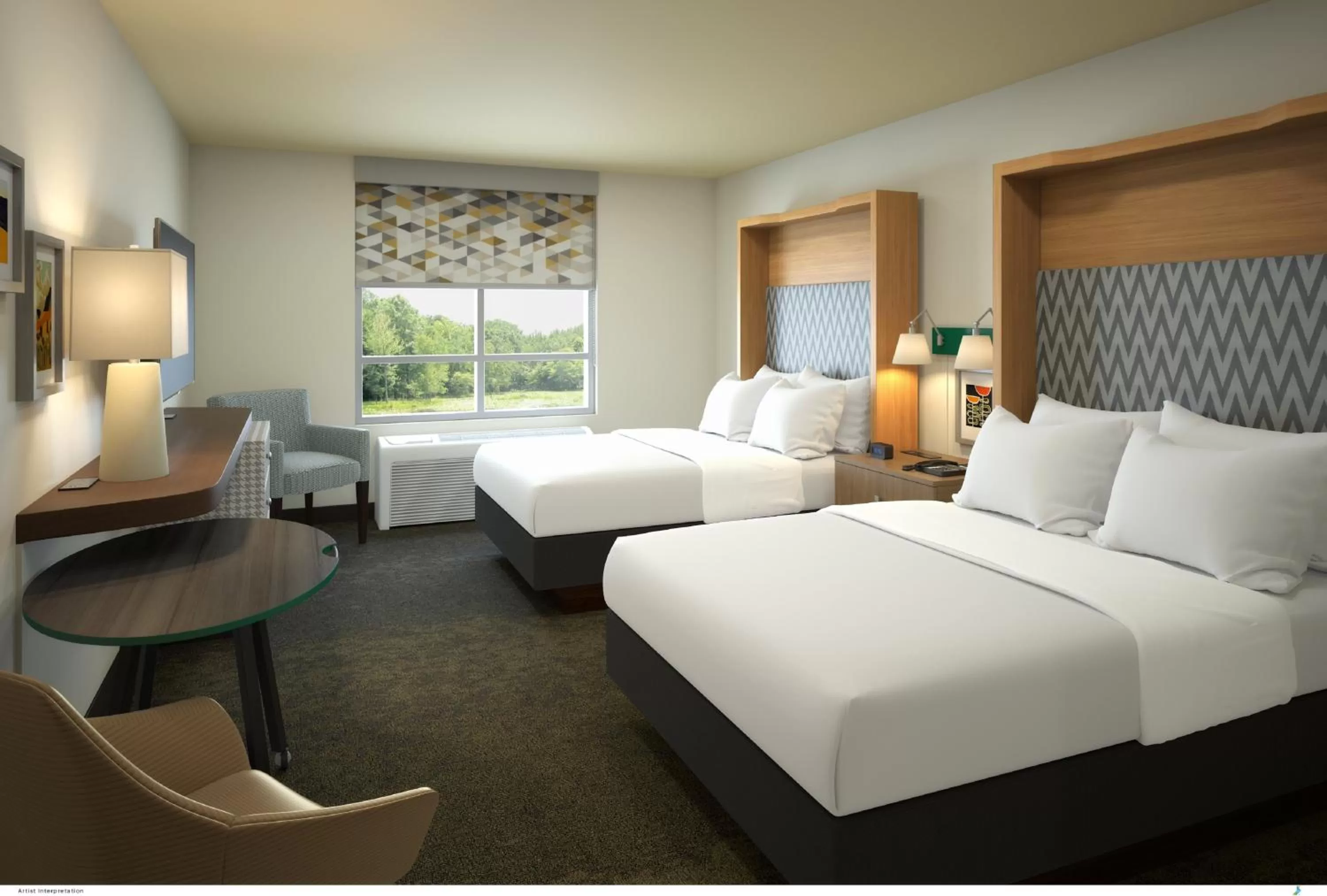 Photo of the whole room, Bed in Holiday Inn & Suites Decatur-Forsyth by IHG