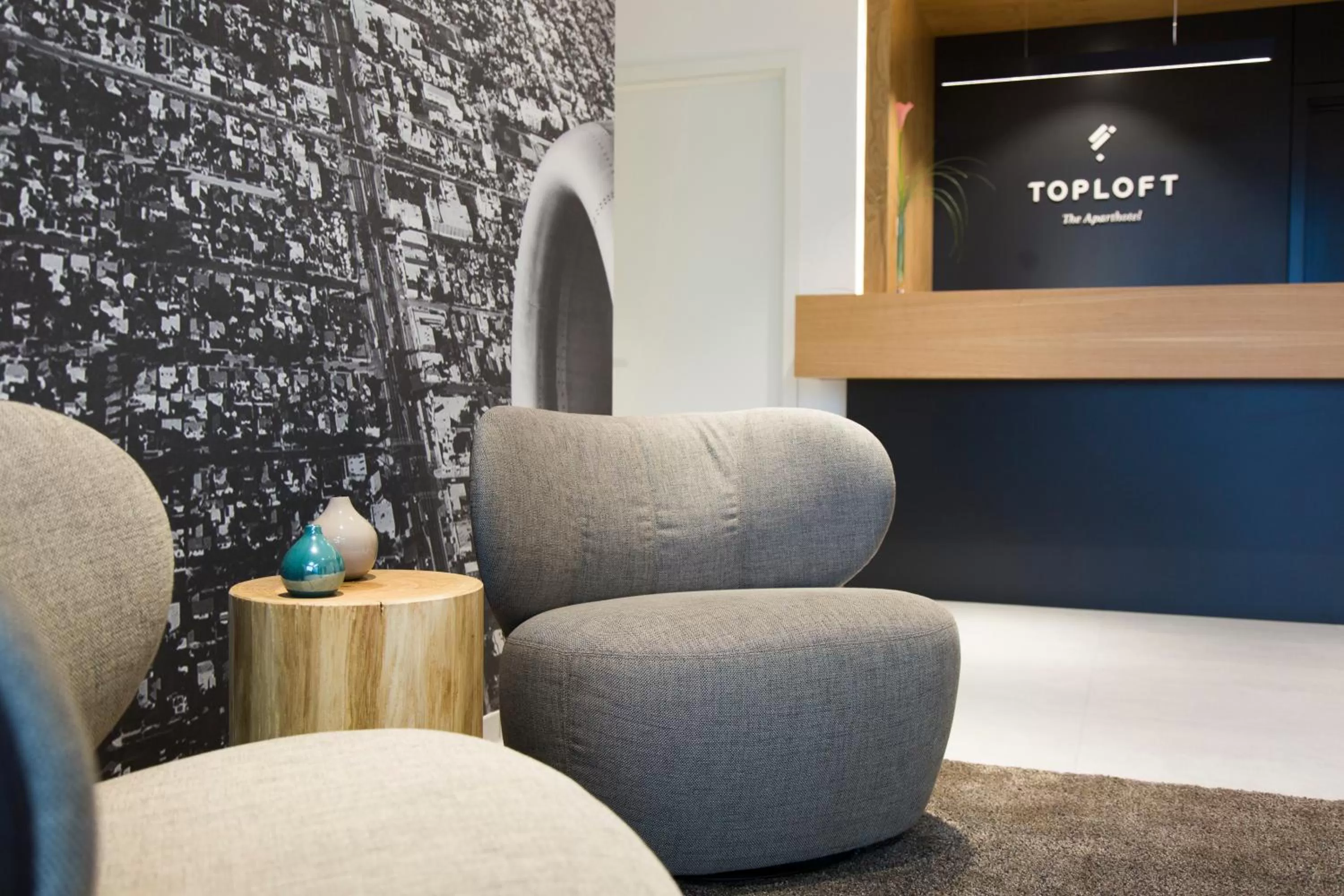 Lobby or reception in Toploft The Aparthotel